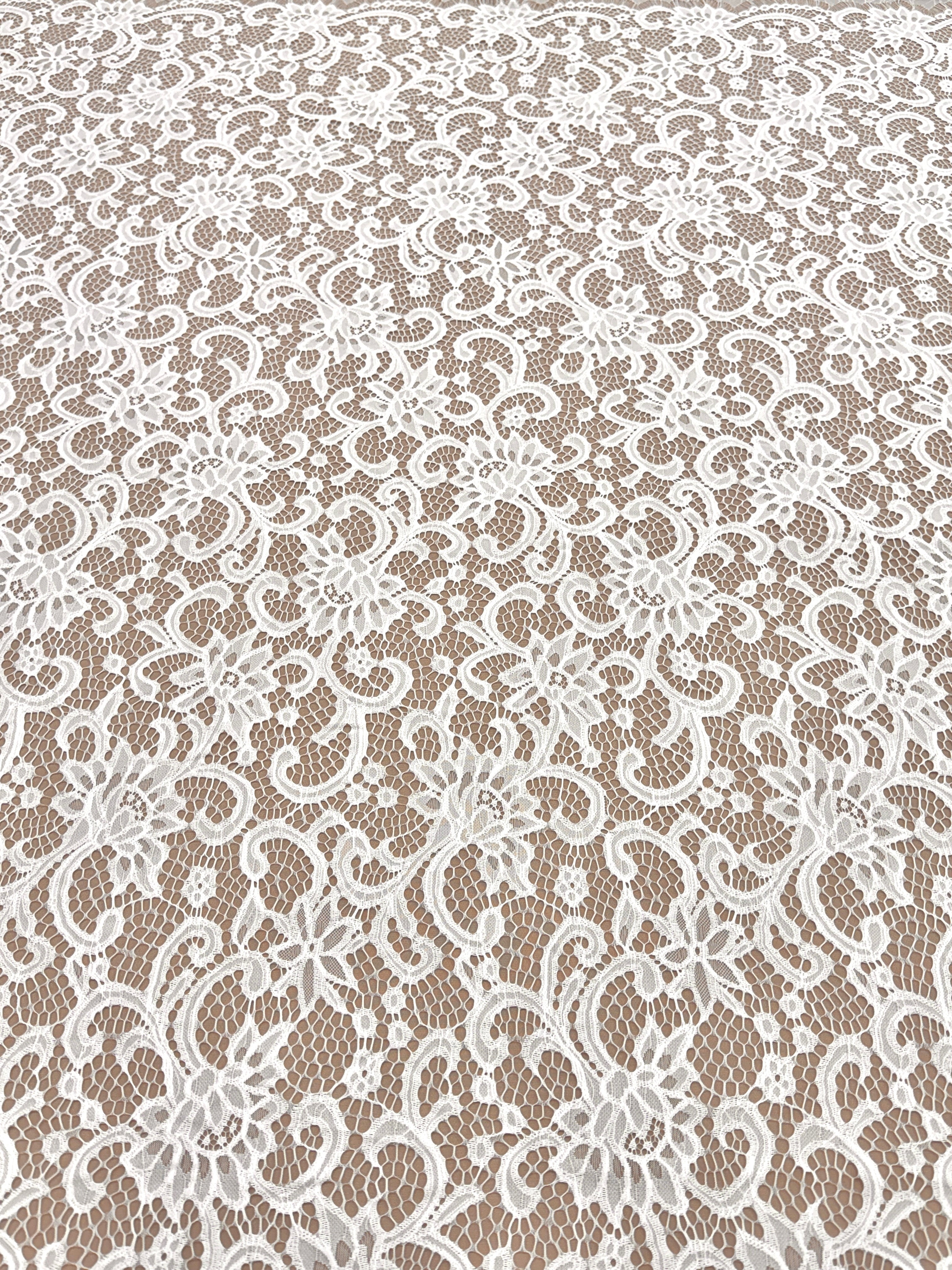 Csipke Chantilly Ivory - Szalag 3 m