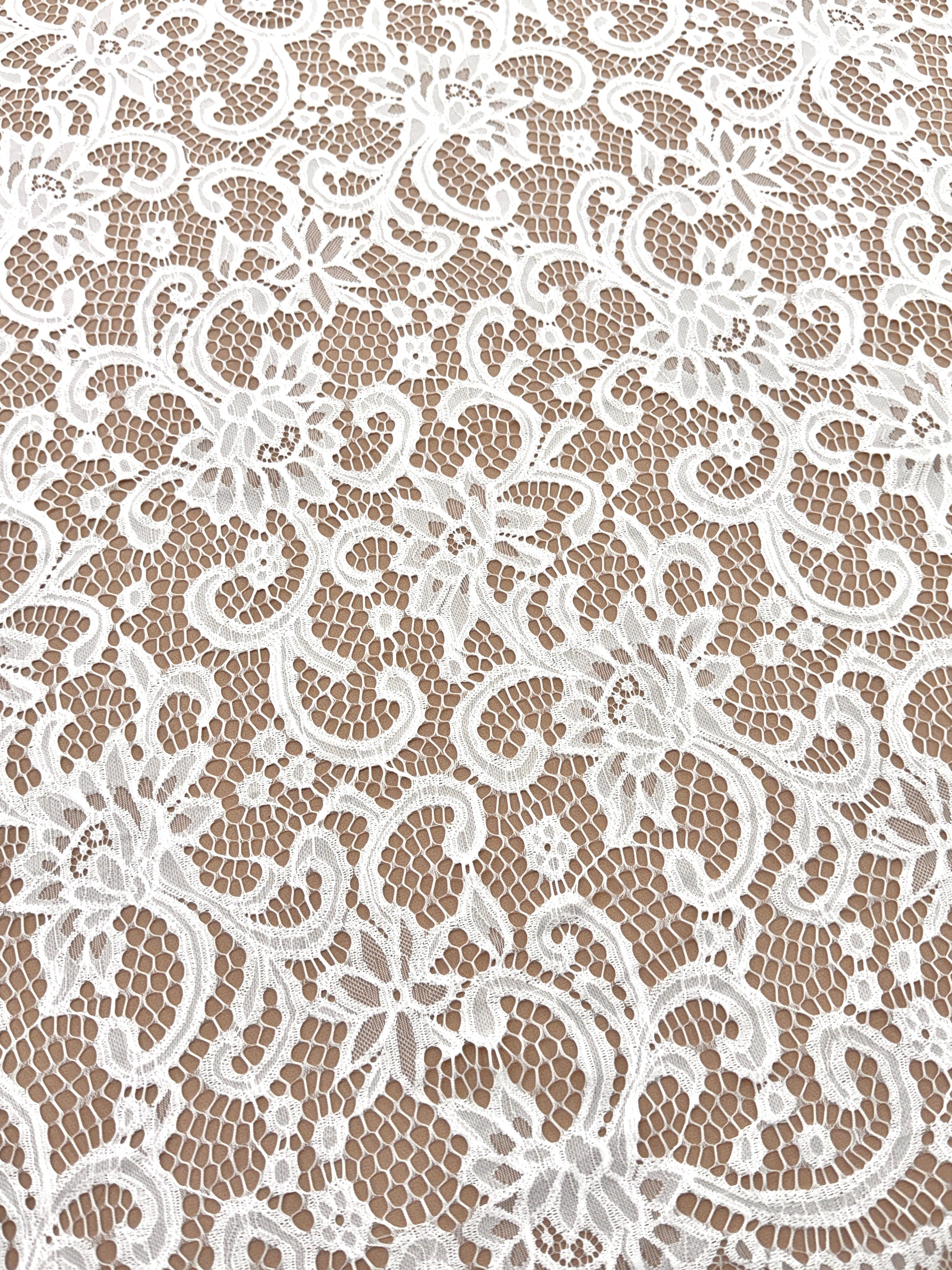 Csipke Chantilly Ivory - Szalag 3 m