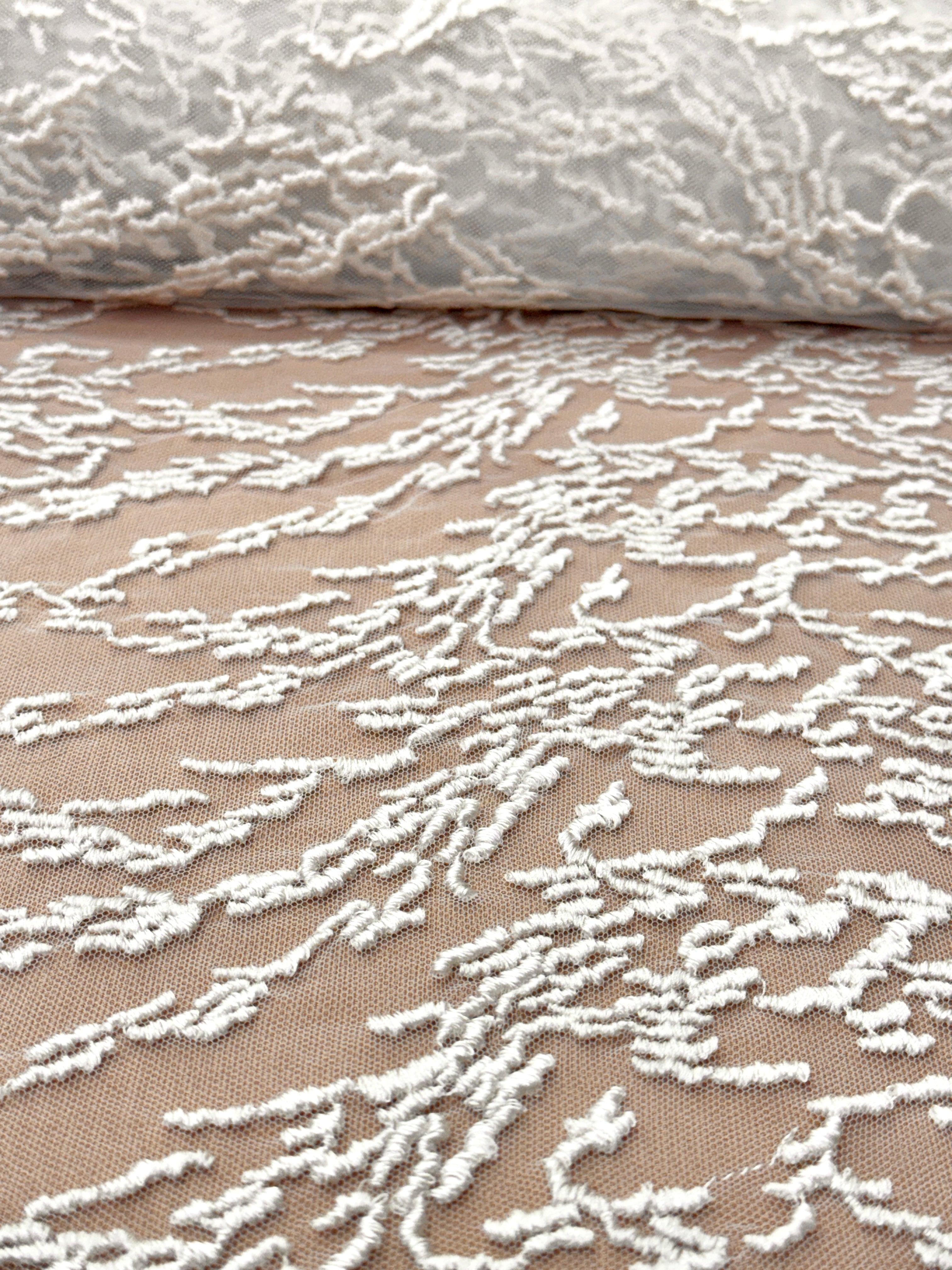 Dantela Couture Ivory Brodata