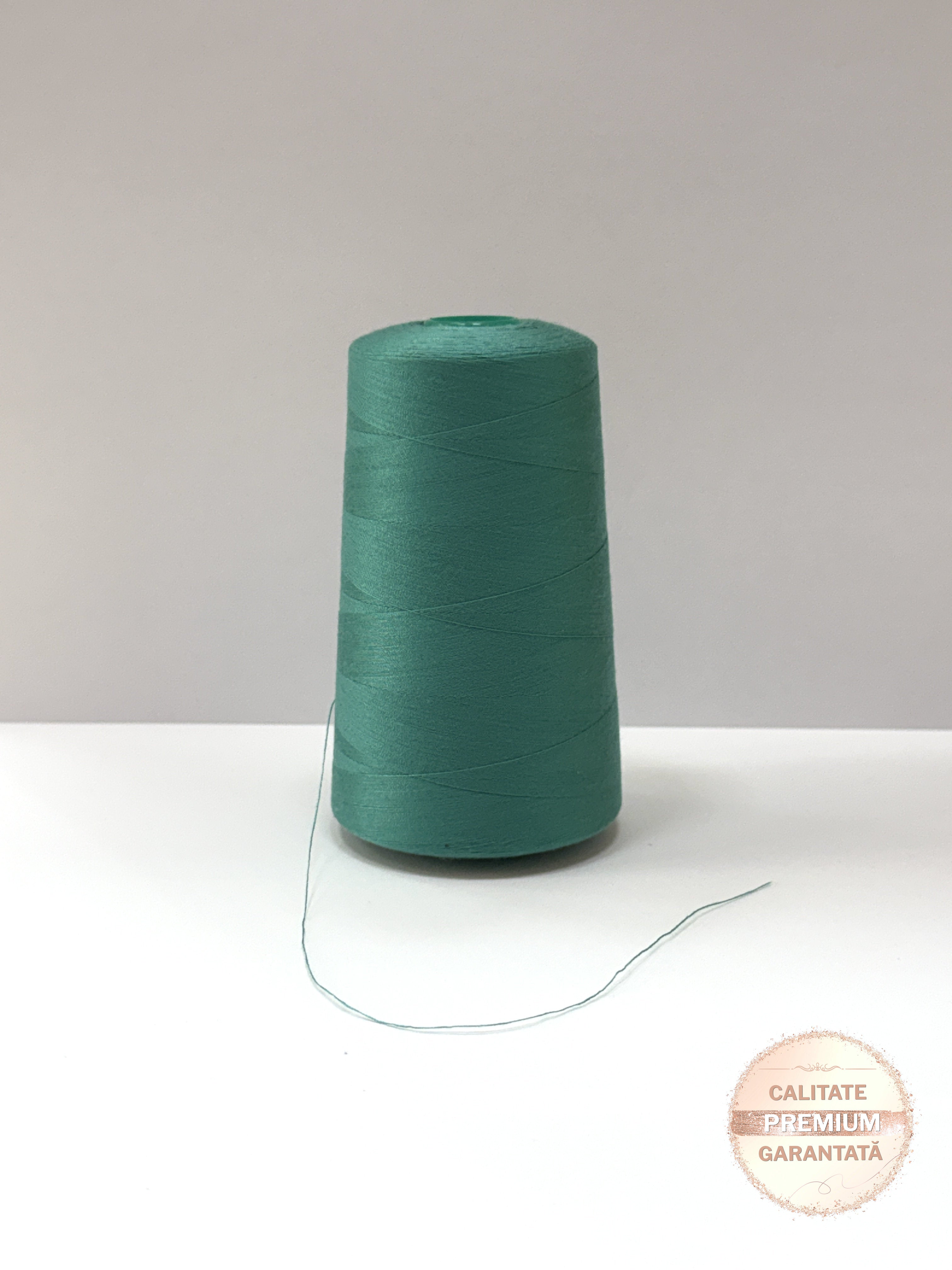 Ata de cusut Verde Marin Deschis, 100% Spun Polyester (120)