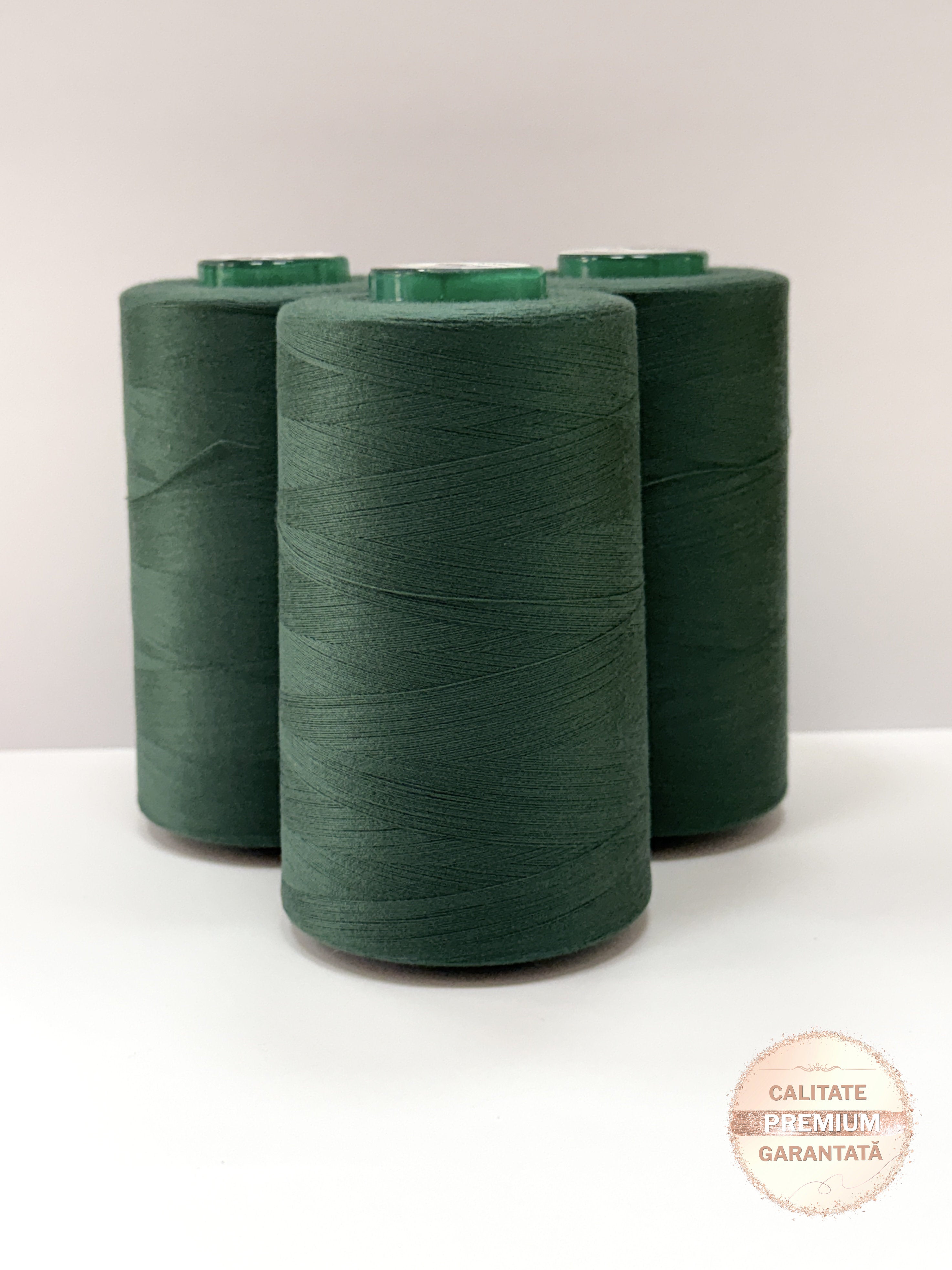 Ata de cusut Verde Smarald, 100% Spun Polyester (120)