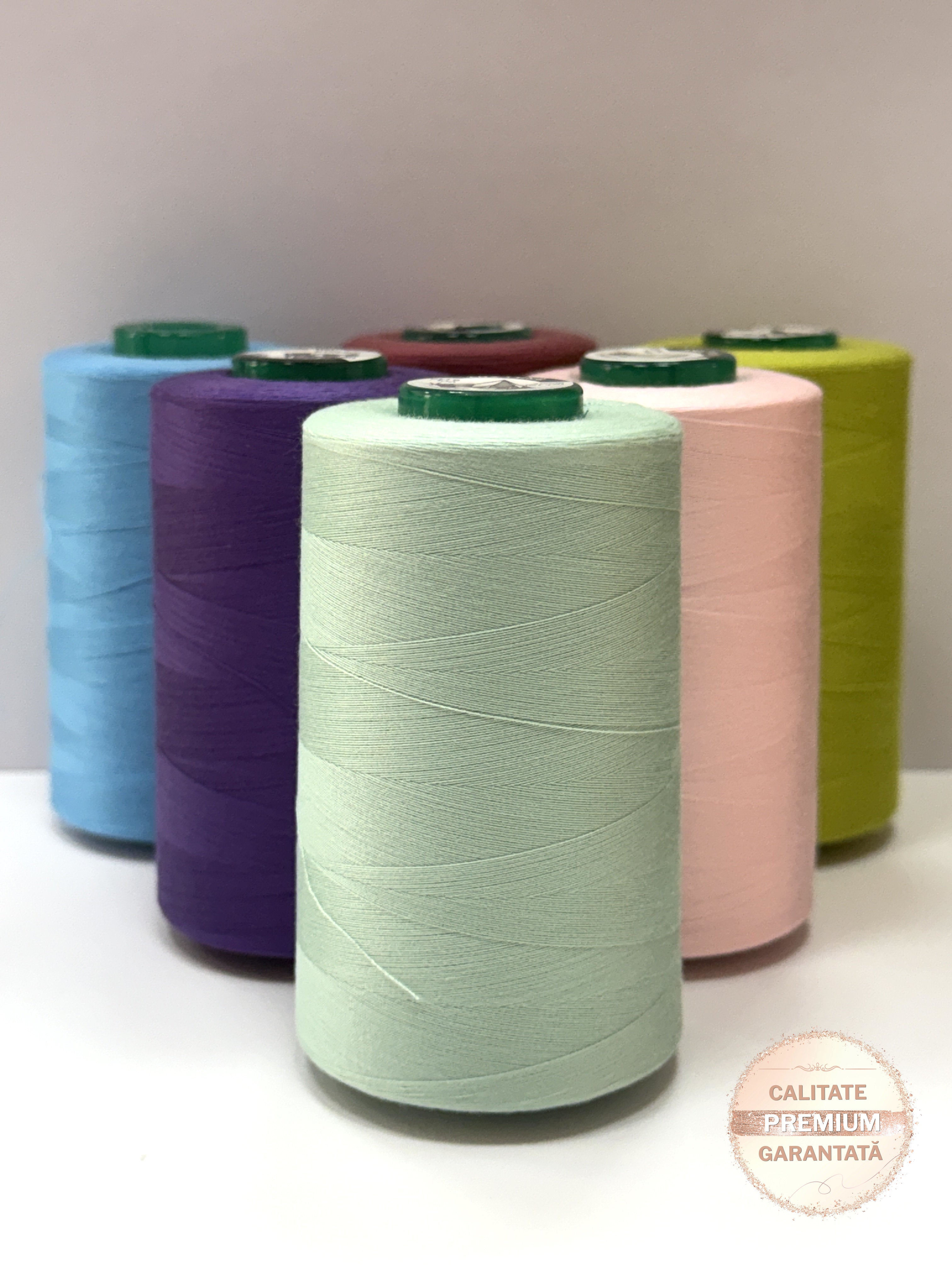 Ata de cusut Verde Smarald, 100% Spun Polyester (120)