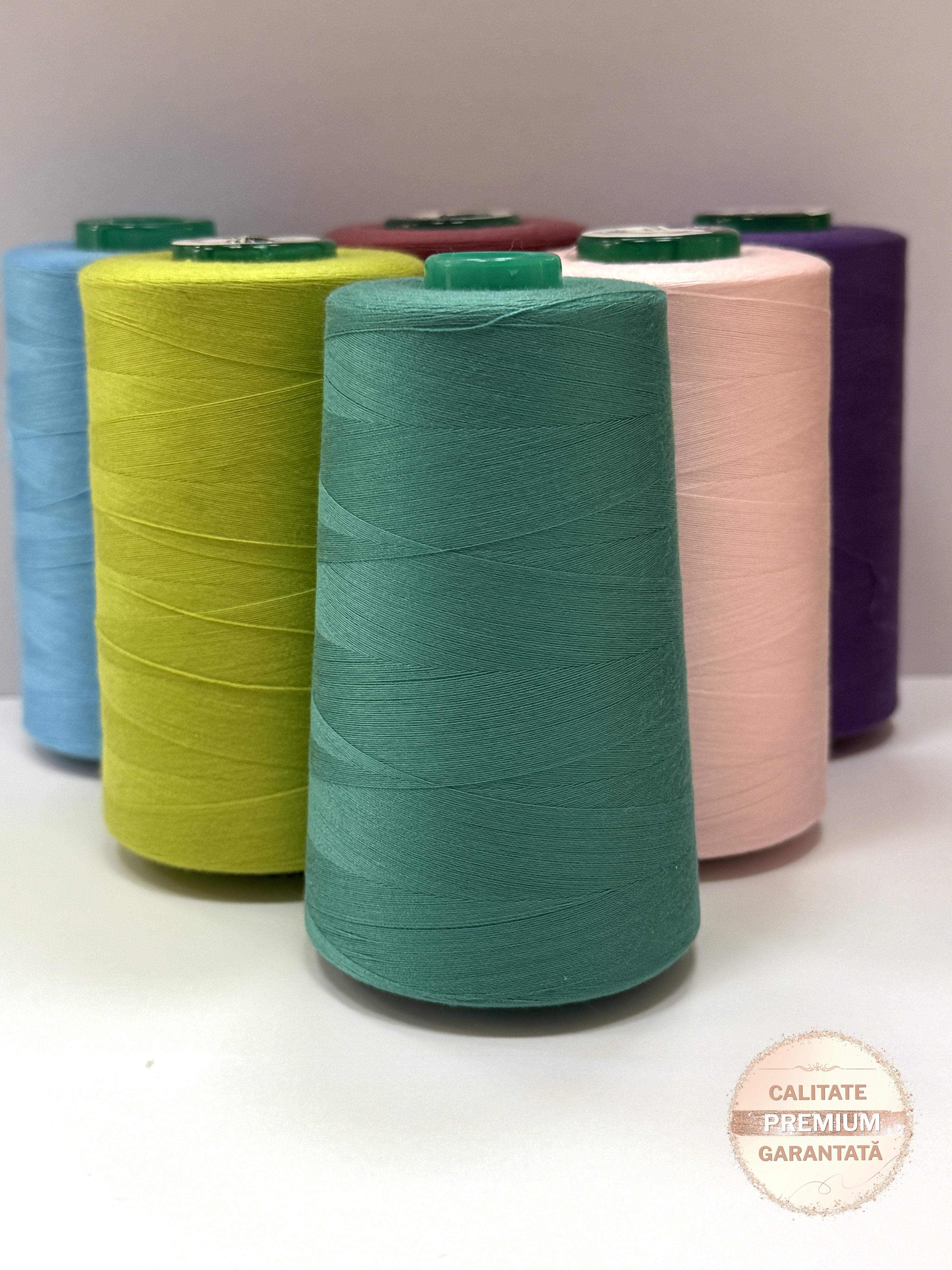 Ata de cusut Grej, 100% Spun Polyester (120)