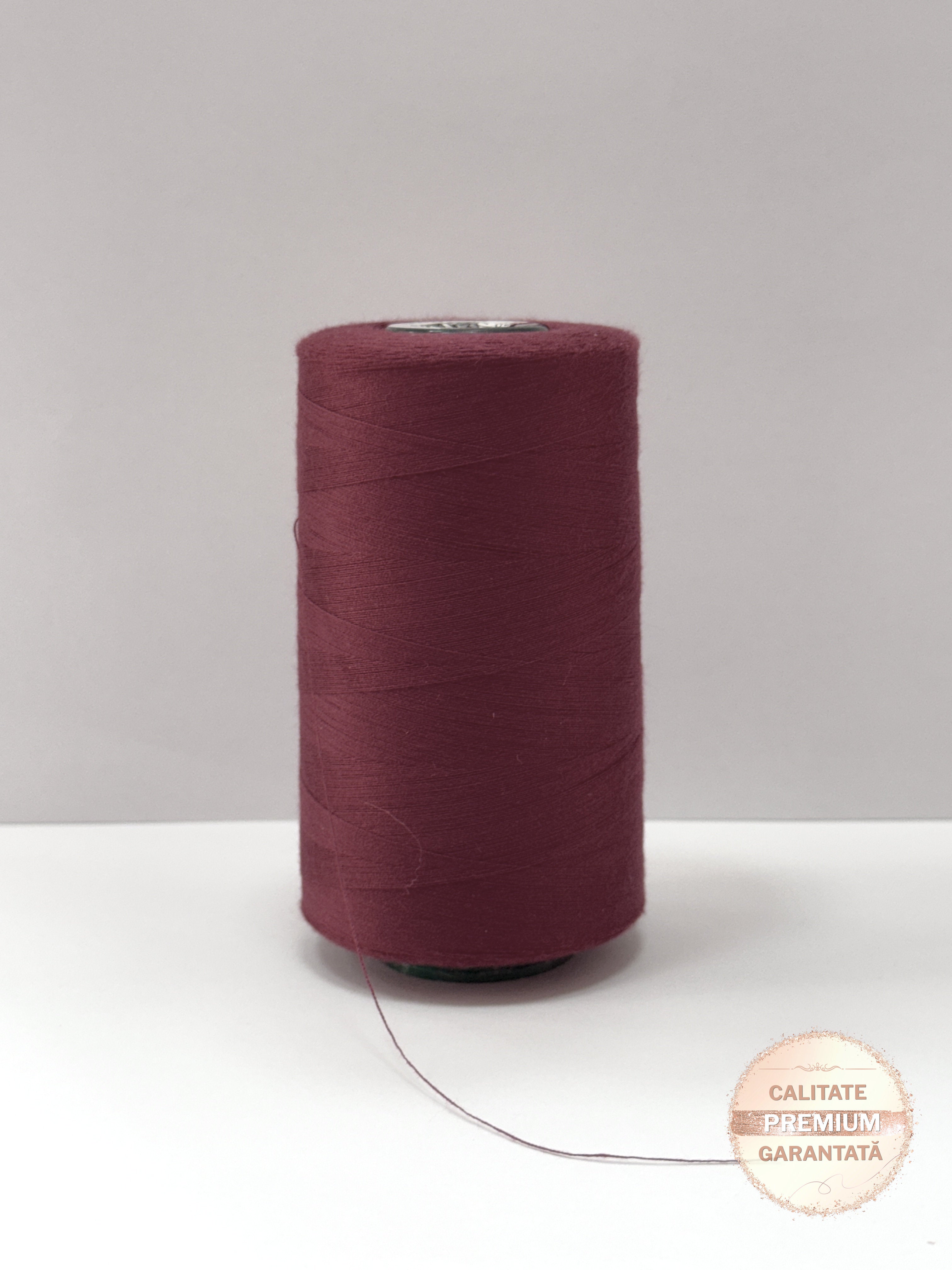 Ata de cusut Burgundy, 100% Spun Polyester (120)