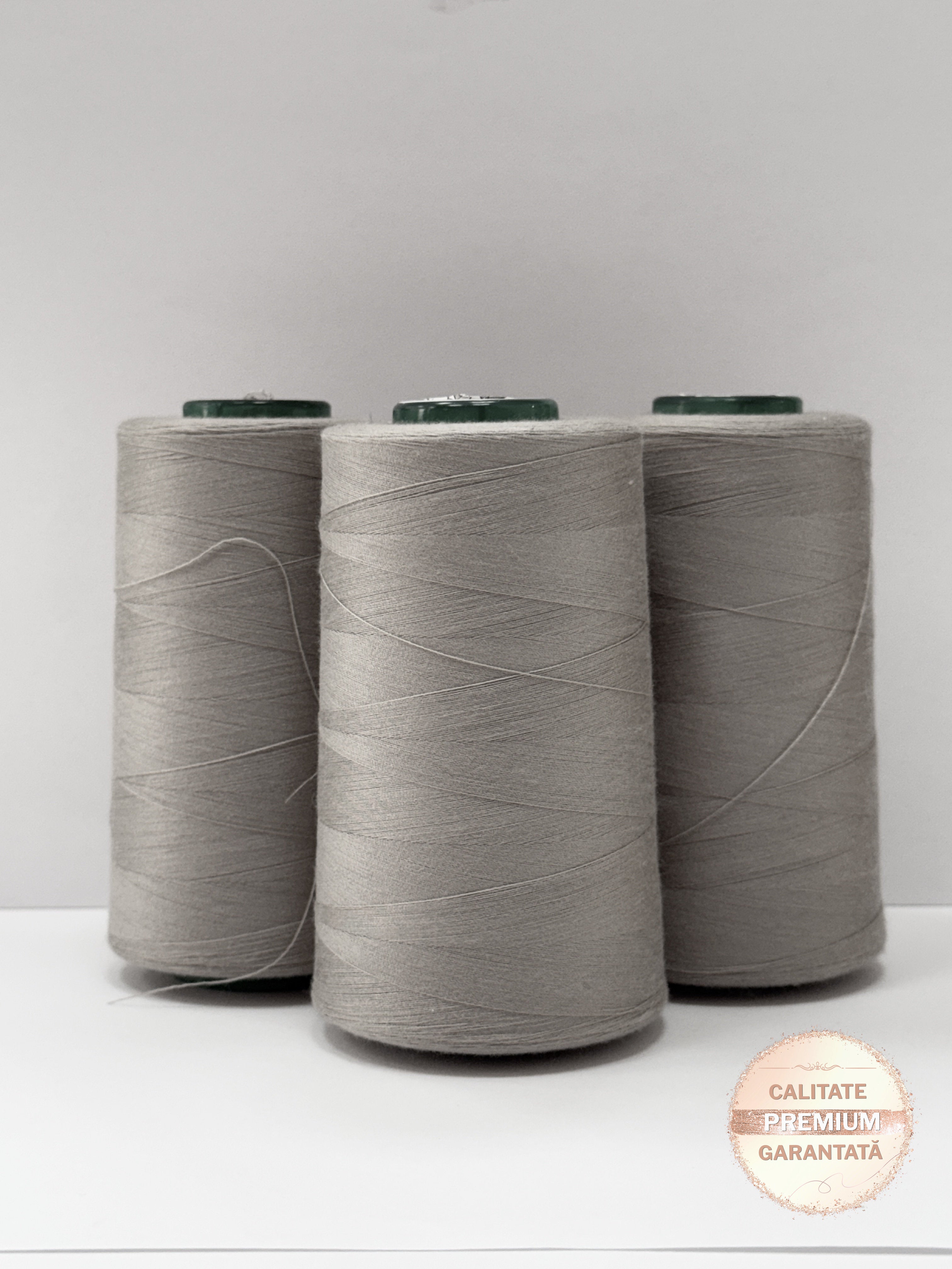 Ata de cusut Grej, 100% Spun Polyester (120)