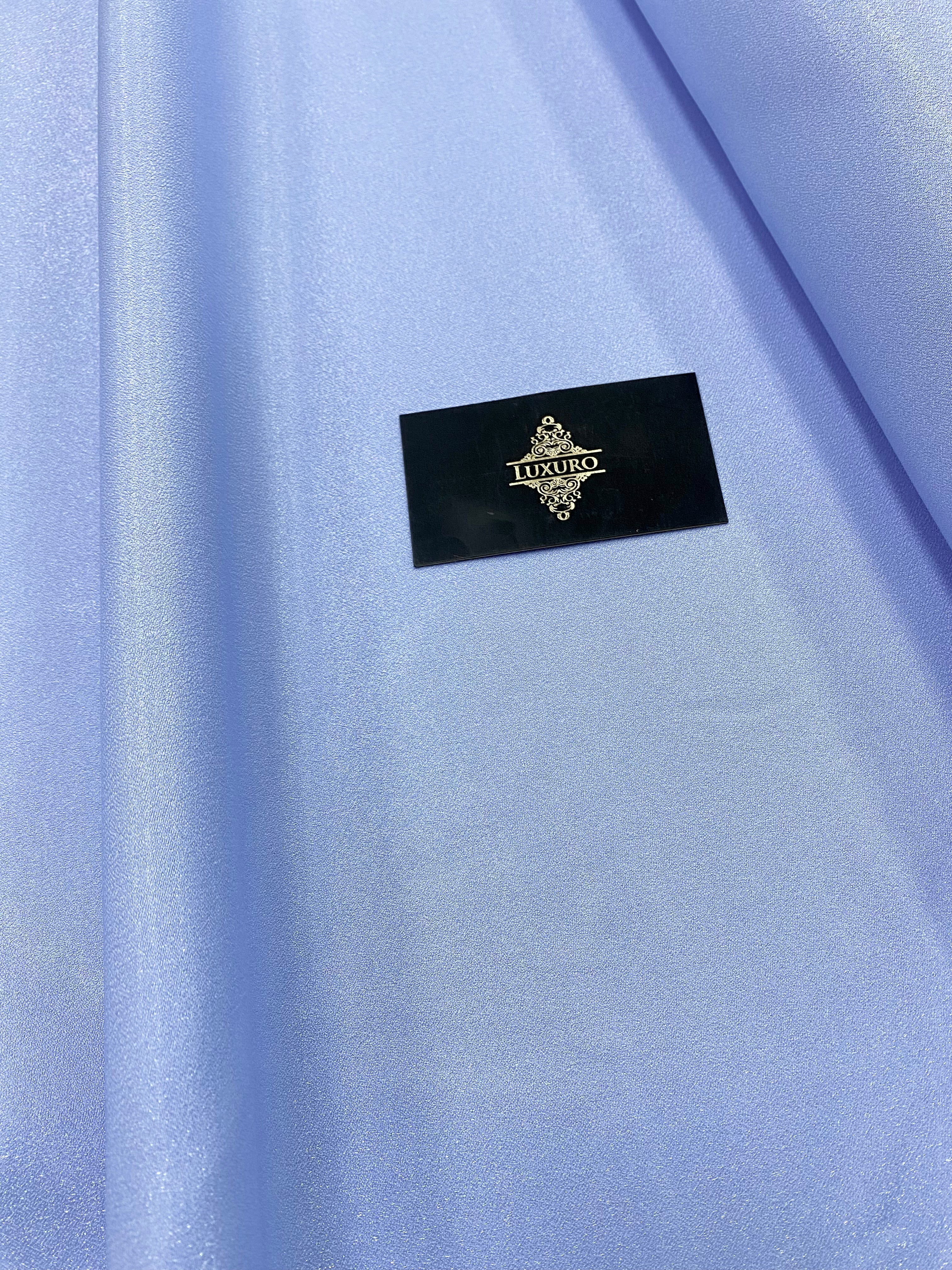 Baby Blue Glitter Fixed Taffeta - 3 m Width