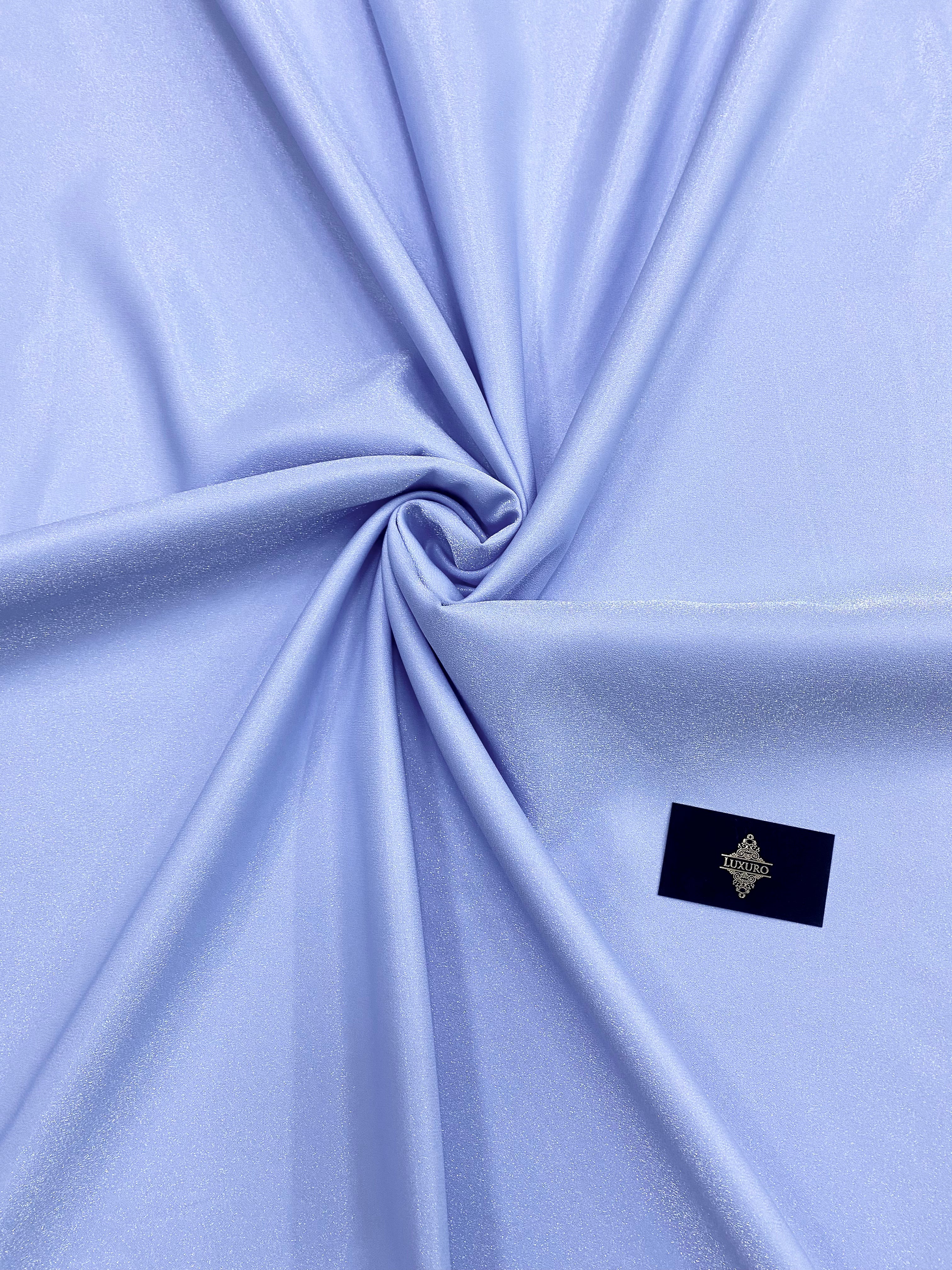 Baby Blue Glitter Fixed Taffeta - 3 m Width
