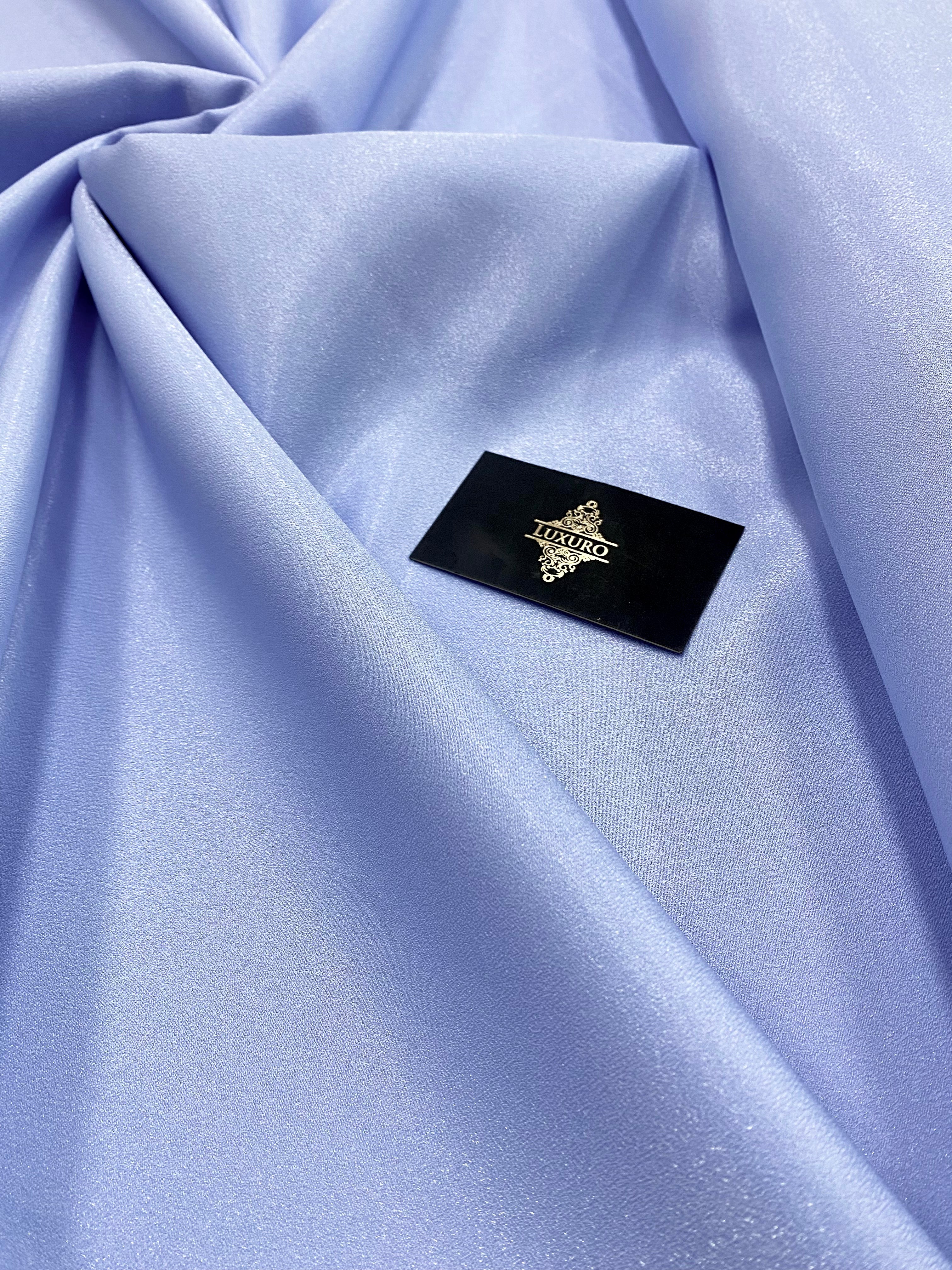Baby Blue Glitter Fixed Taffeta - 3 m Width