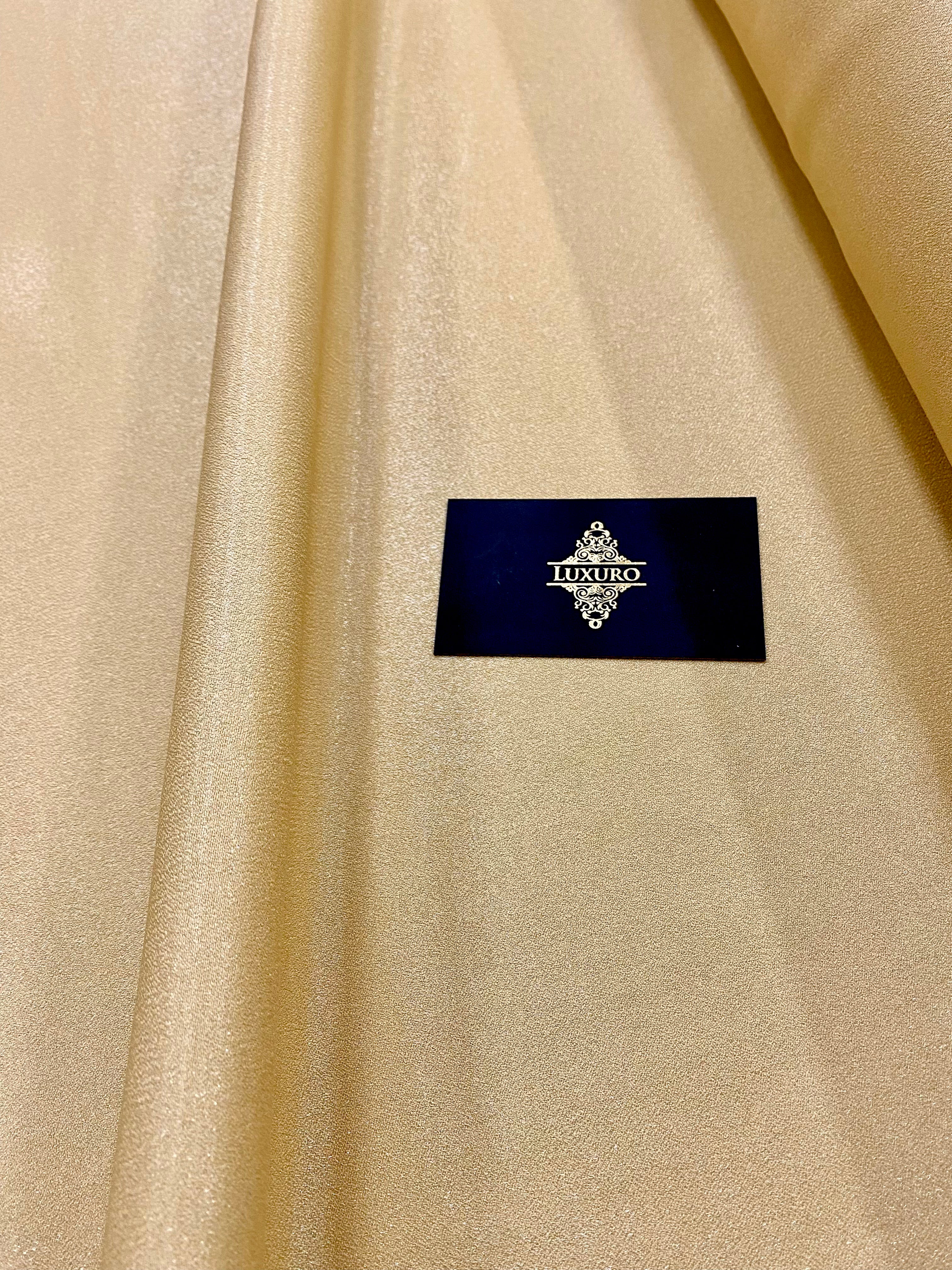 Fixed Taffeta with Gold Glitter - 3 m Width