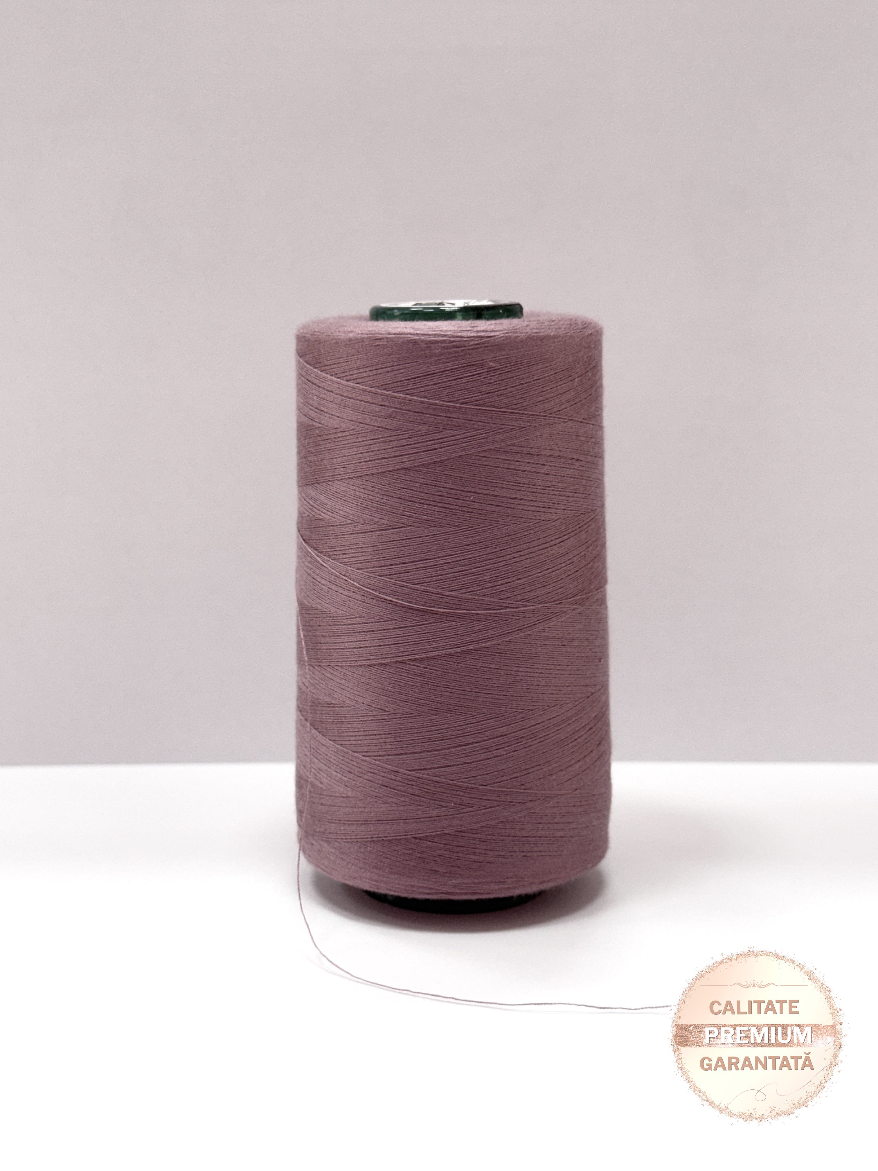 Ata de cusut Roz Prafuit Inchis, 100% Spun Polyester (120)