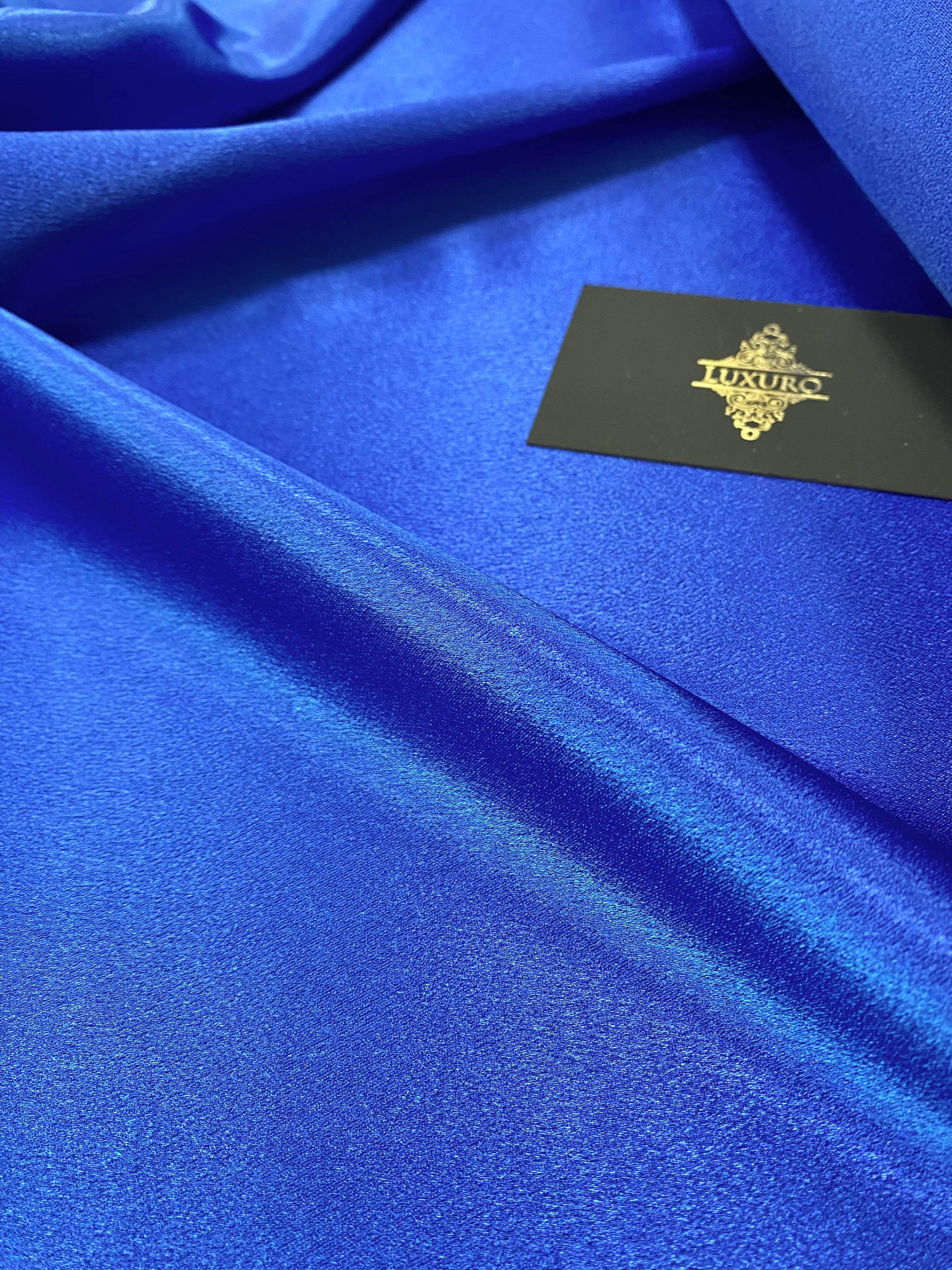 Tafta Elastica Metalizata Albastru Royal