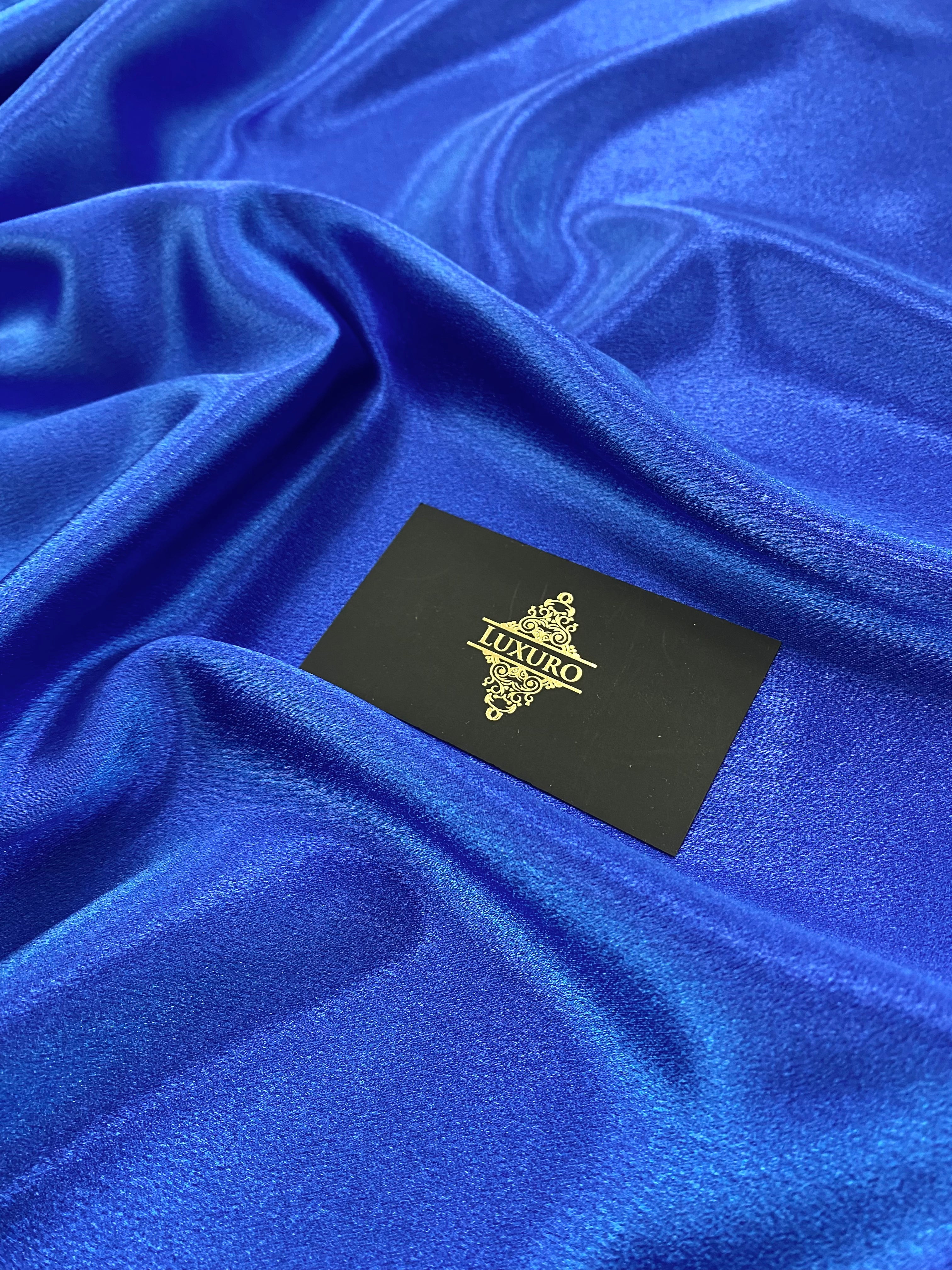 Tafta Elastica Metalizata Albastru Royal