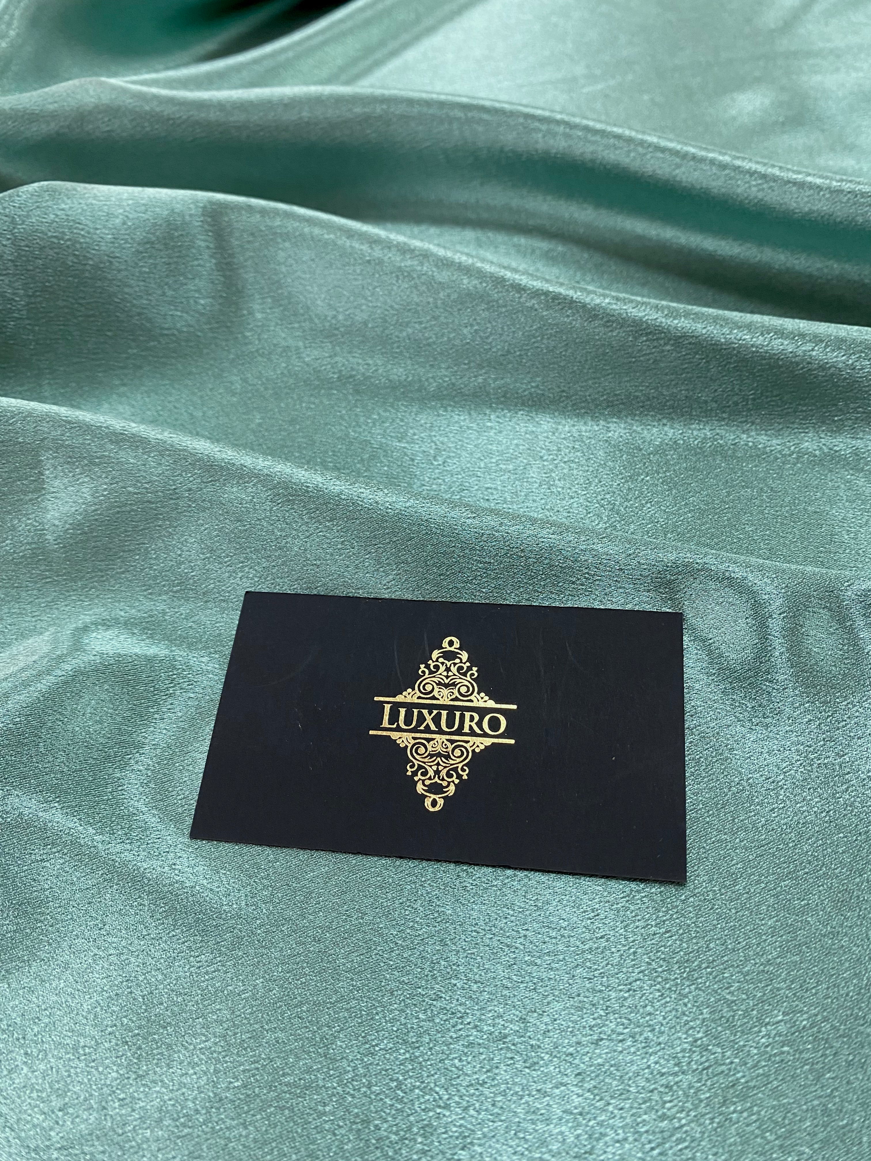 Duck Egg Green Shiny Elastic Taffeta