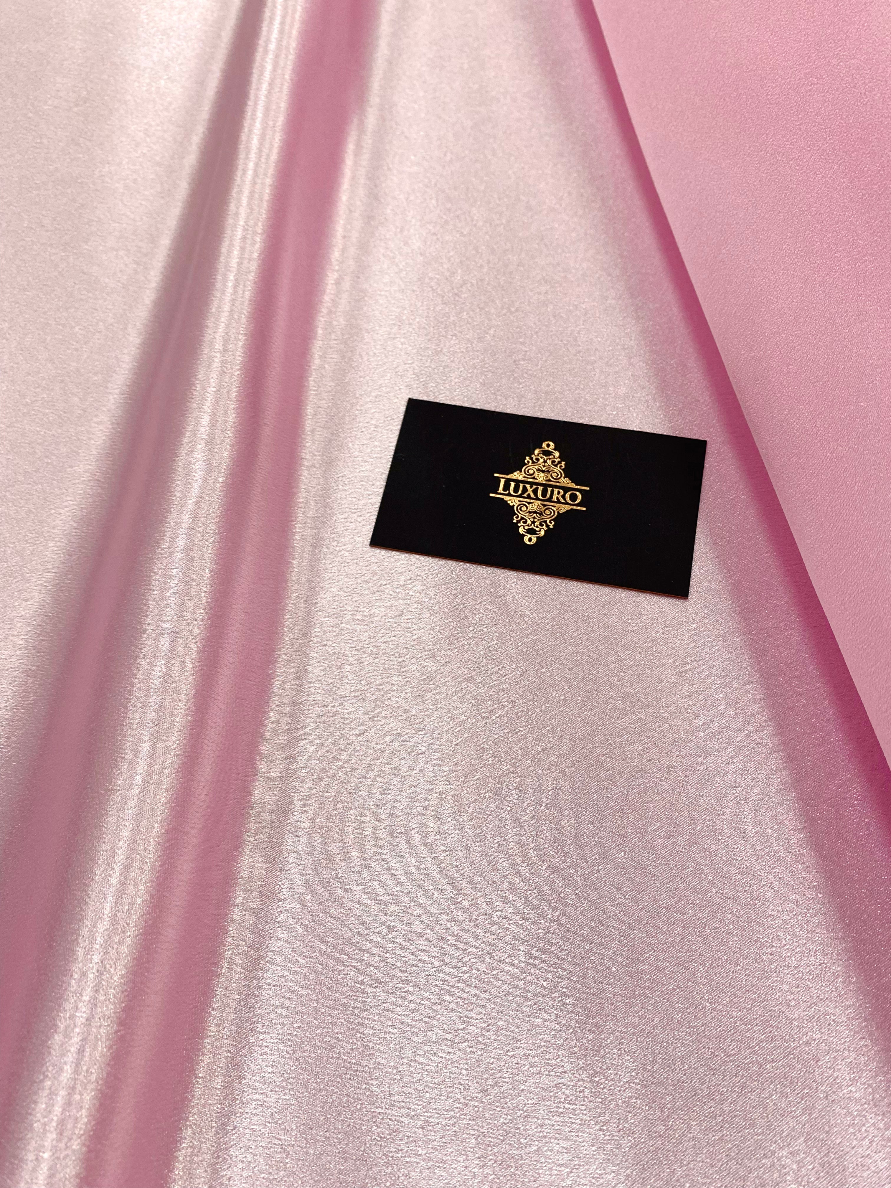 Light Pink Shiny Elastic Taffeta