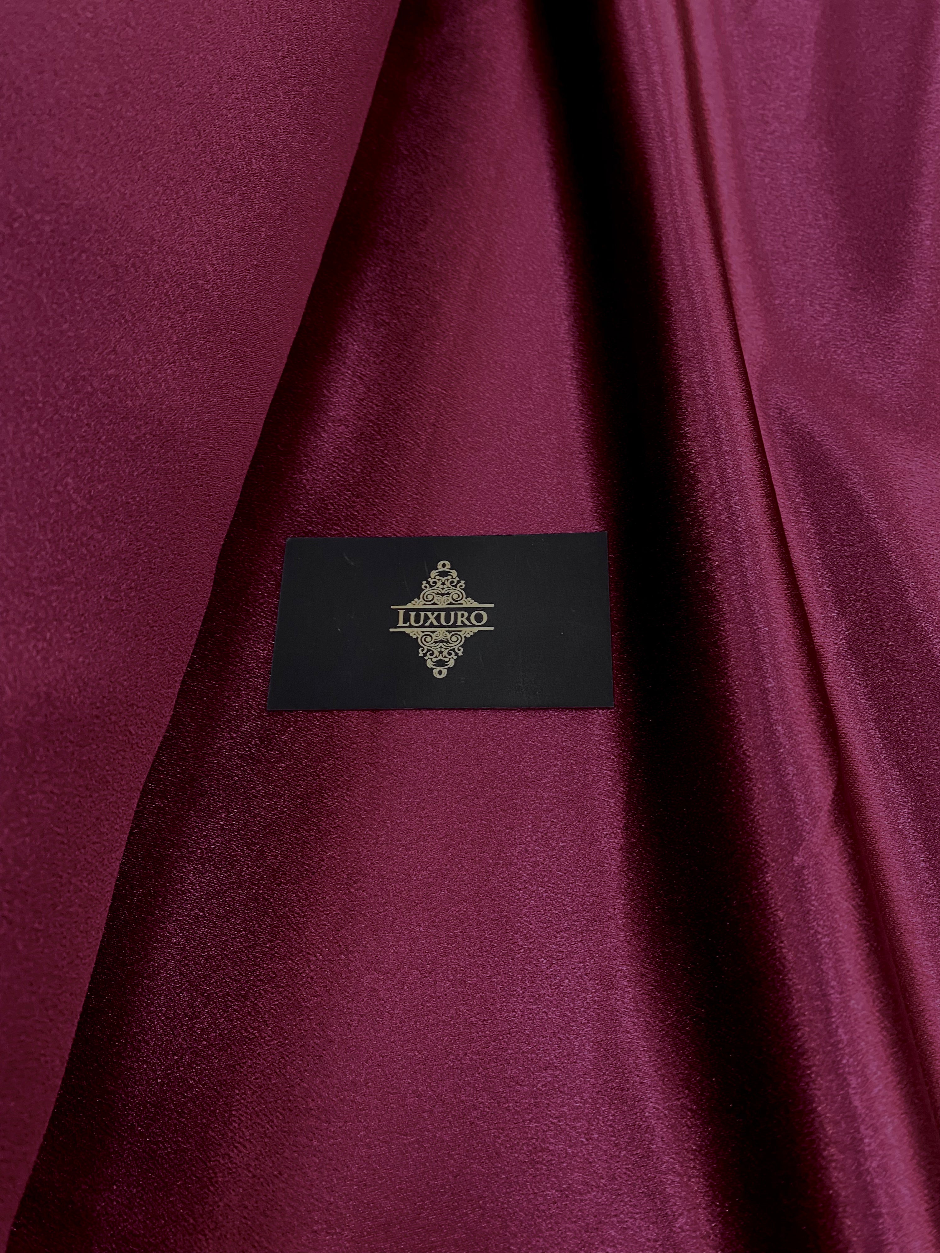 Metálos Burgundi Elasztikus Taft