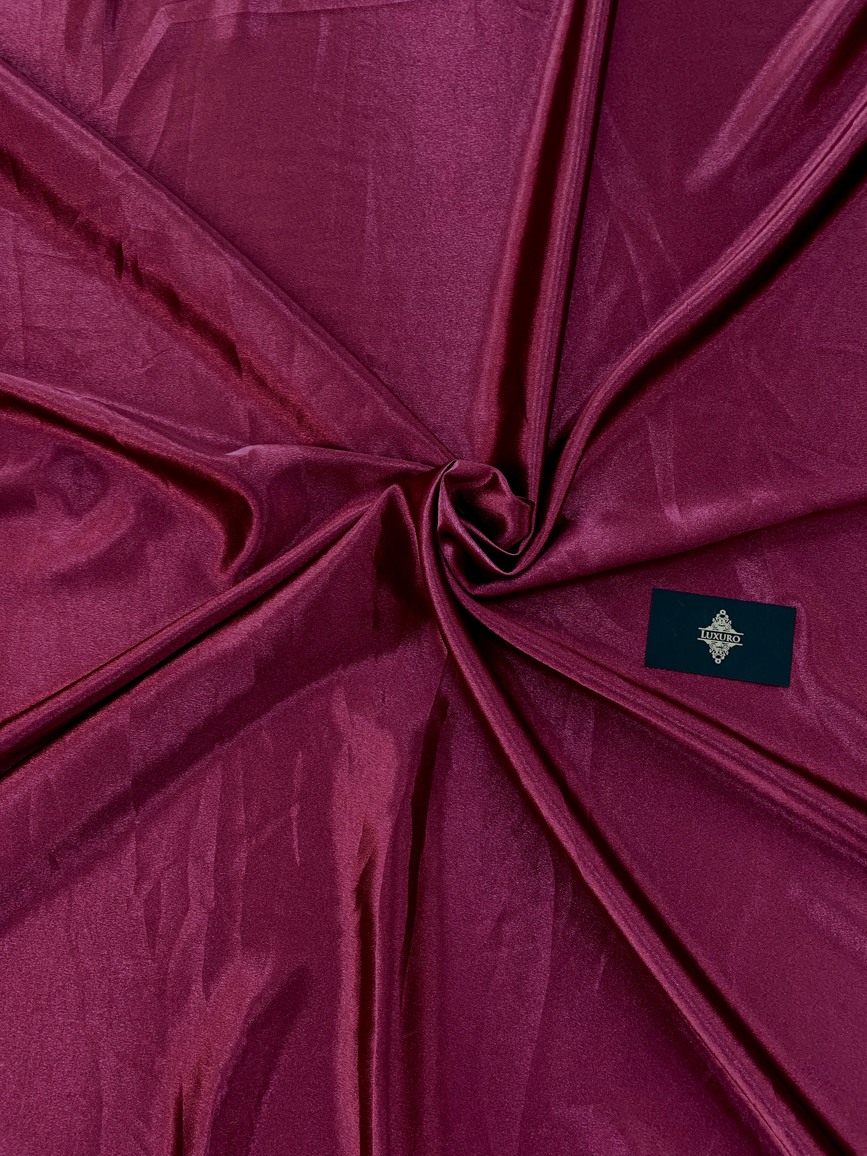 Metálos Burgundi Elasztikus Taft