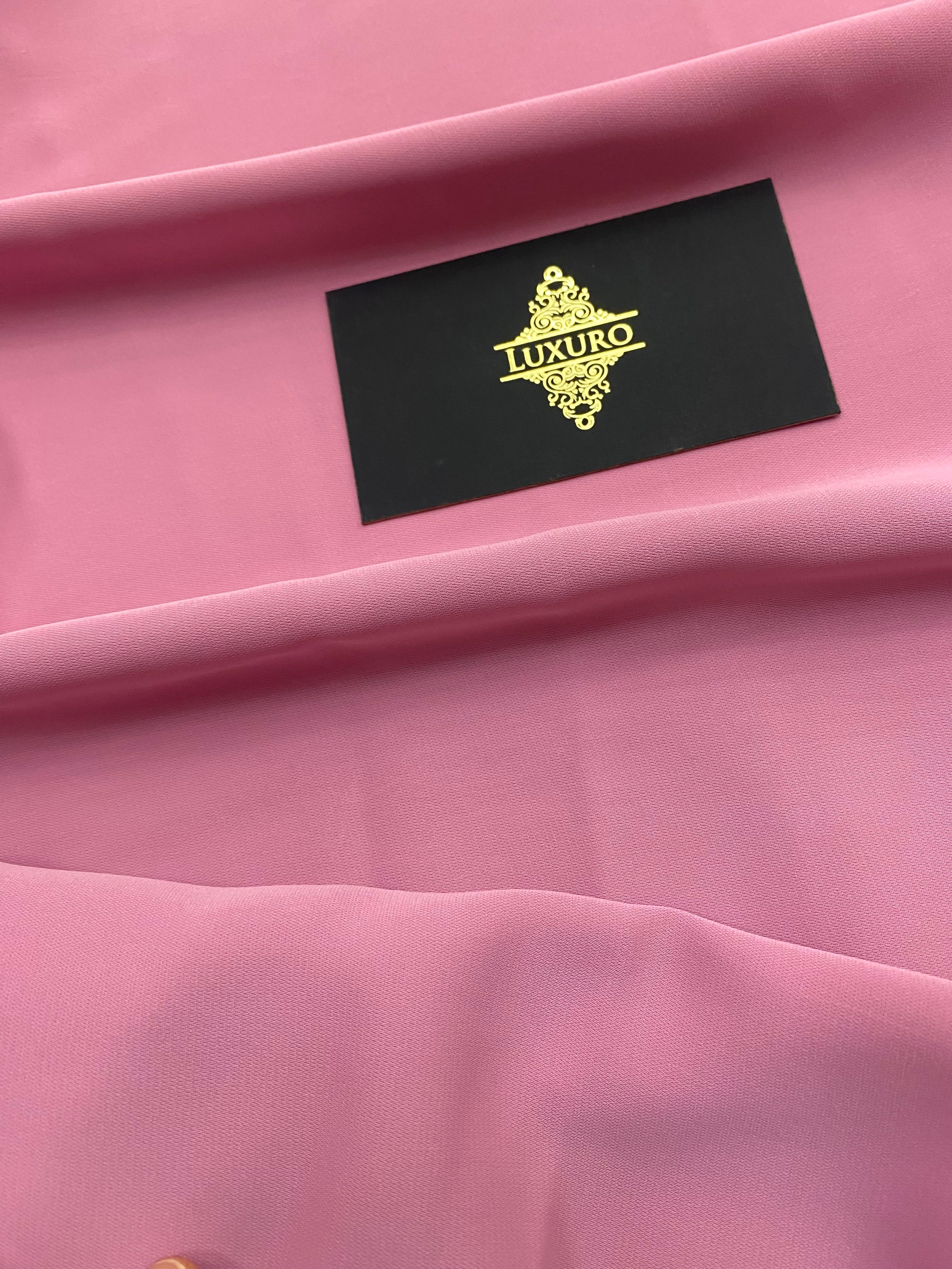 Triplu voile elasztikus sötét rózsaszín