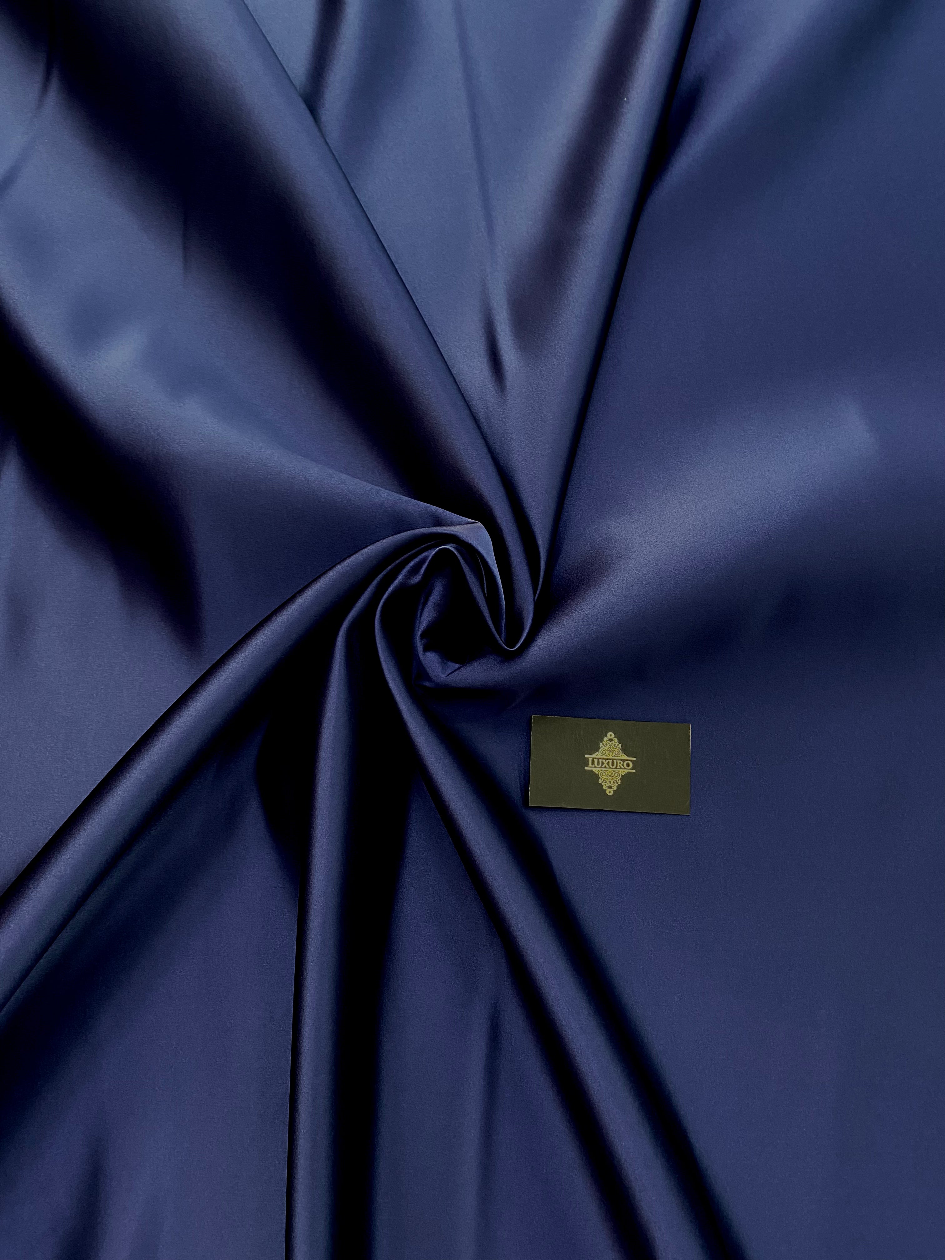 Tafta Fixa Premium Sidefata Bleumarin