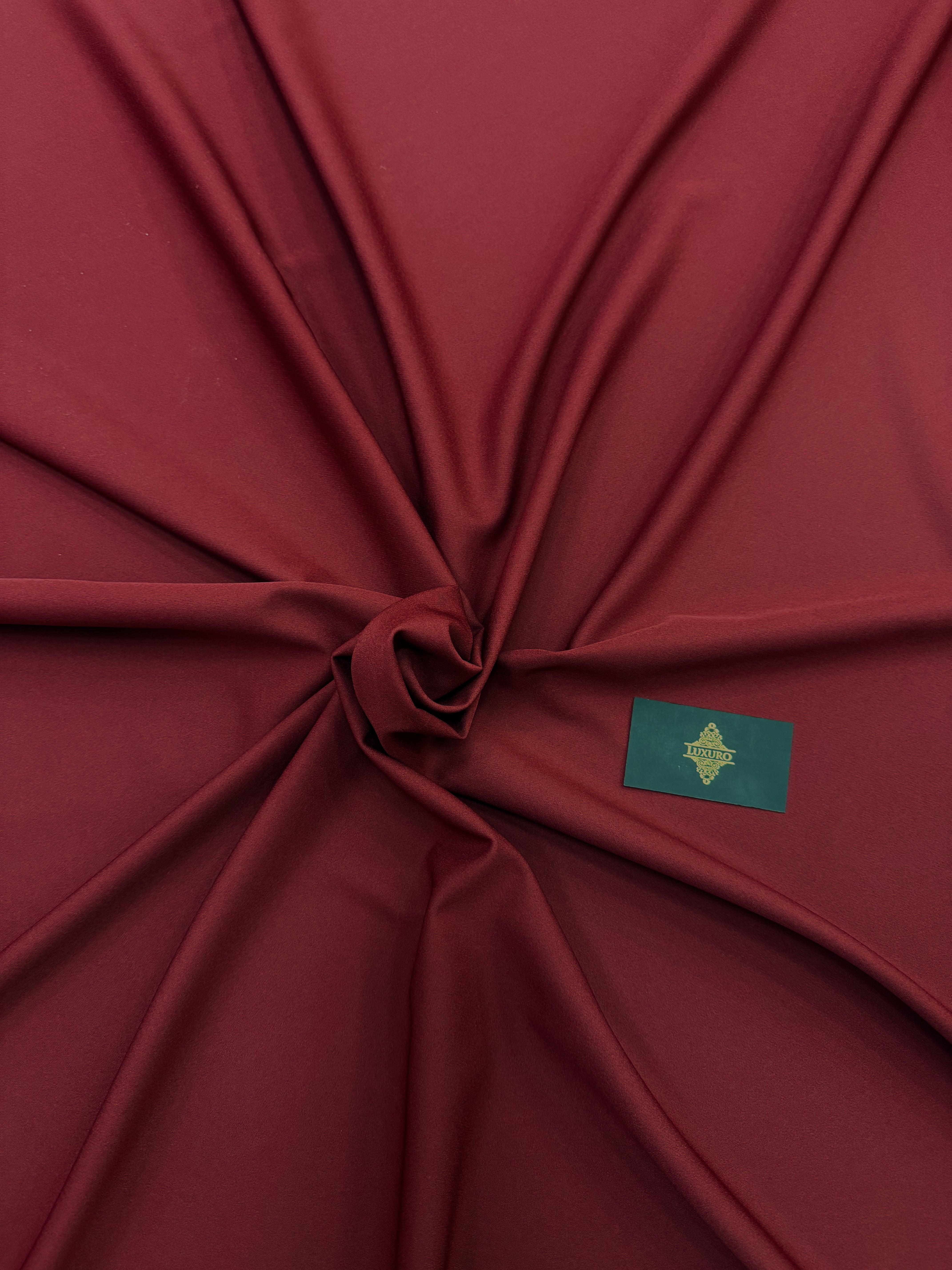 Elastic Barbie Premium Bordeaux Crepe