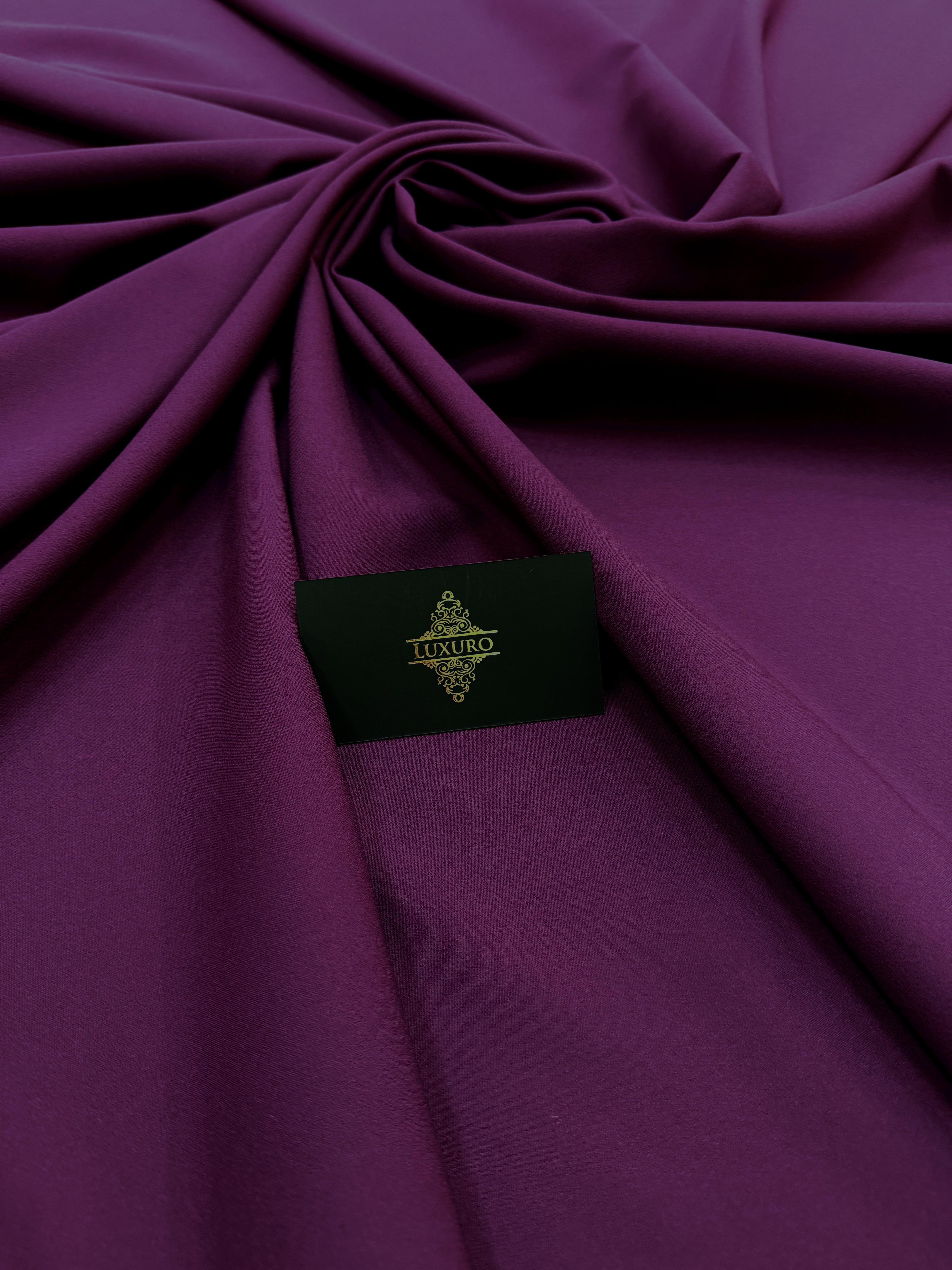 Rugalmas krepp, sötét magenta