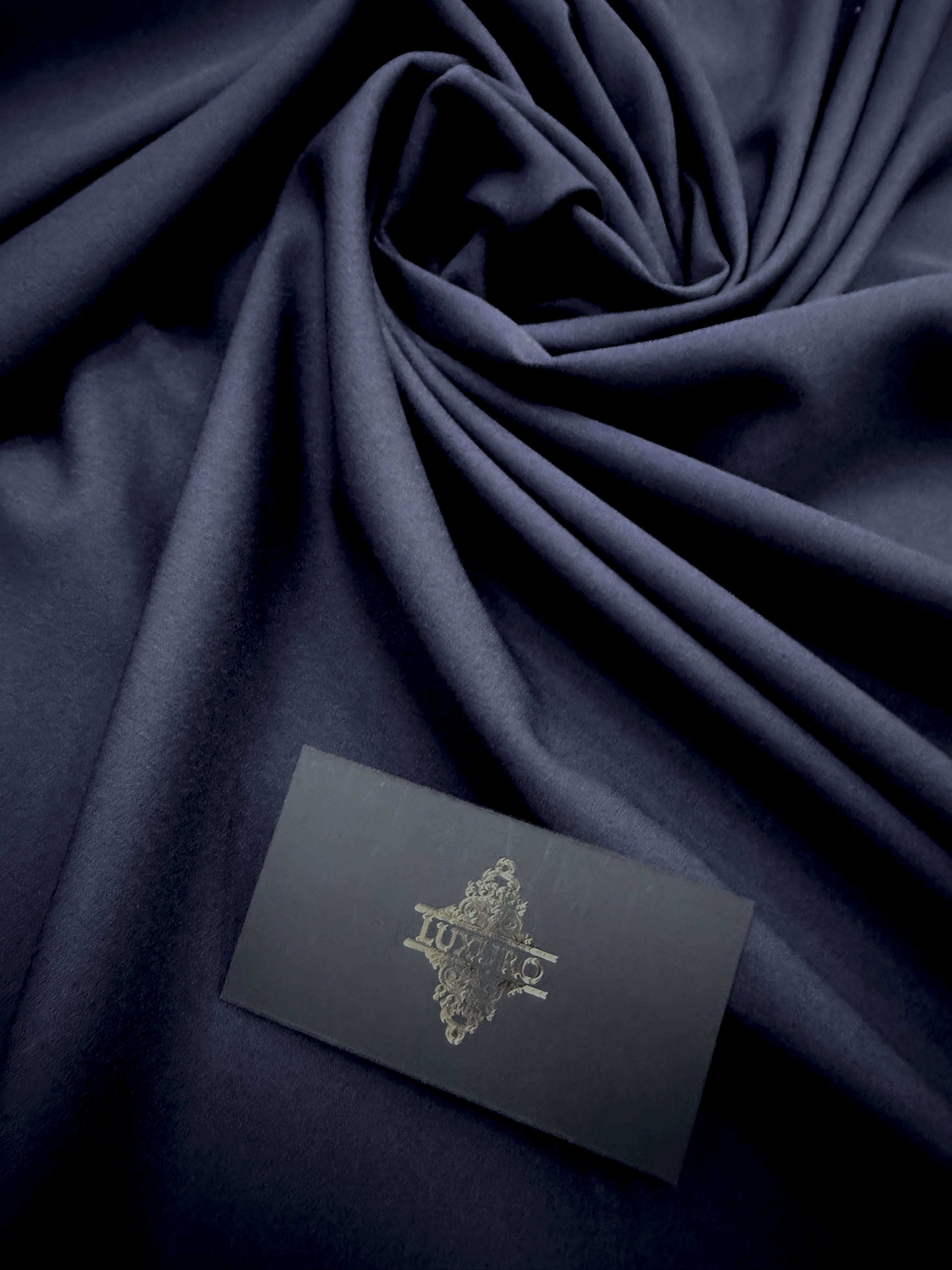 Barbie Premium Stretch Crepe Navy Blue