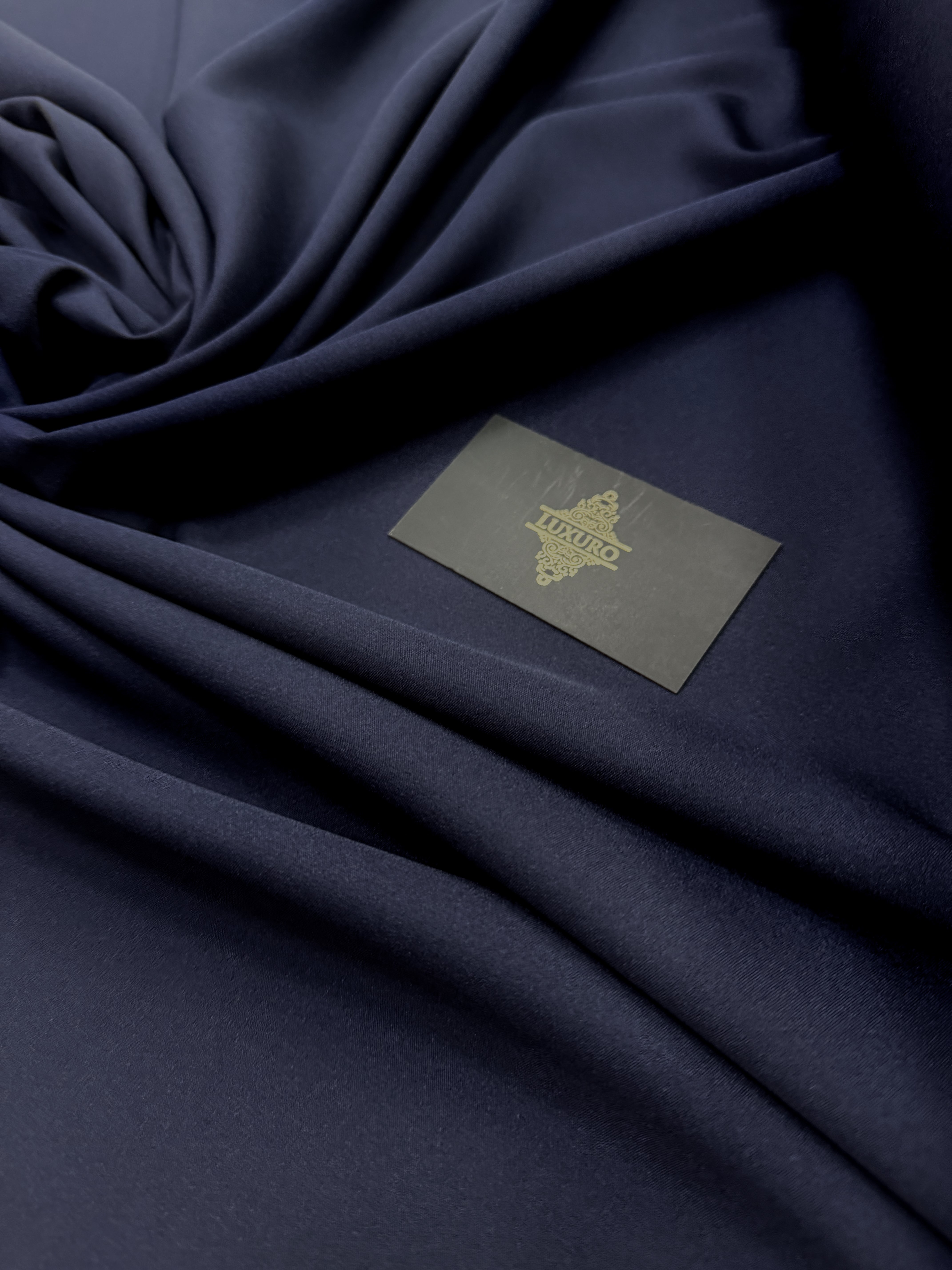 Barbie Premium Stretch Crepe Navy Blue