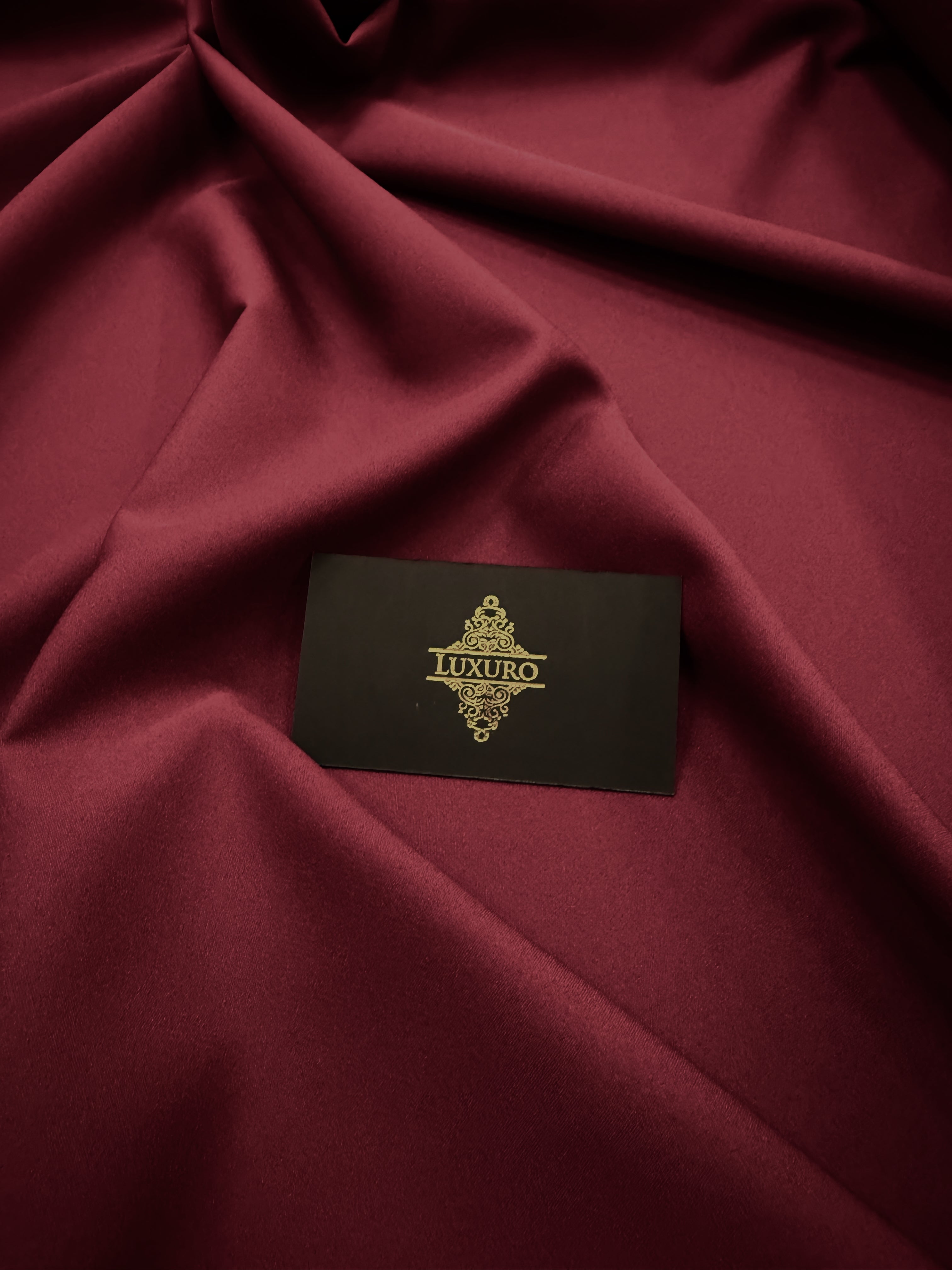 Elastic Barbie Premium Bordeaux Crepe