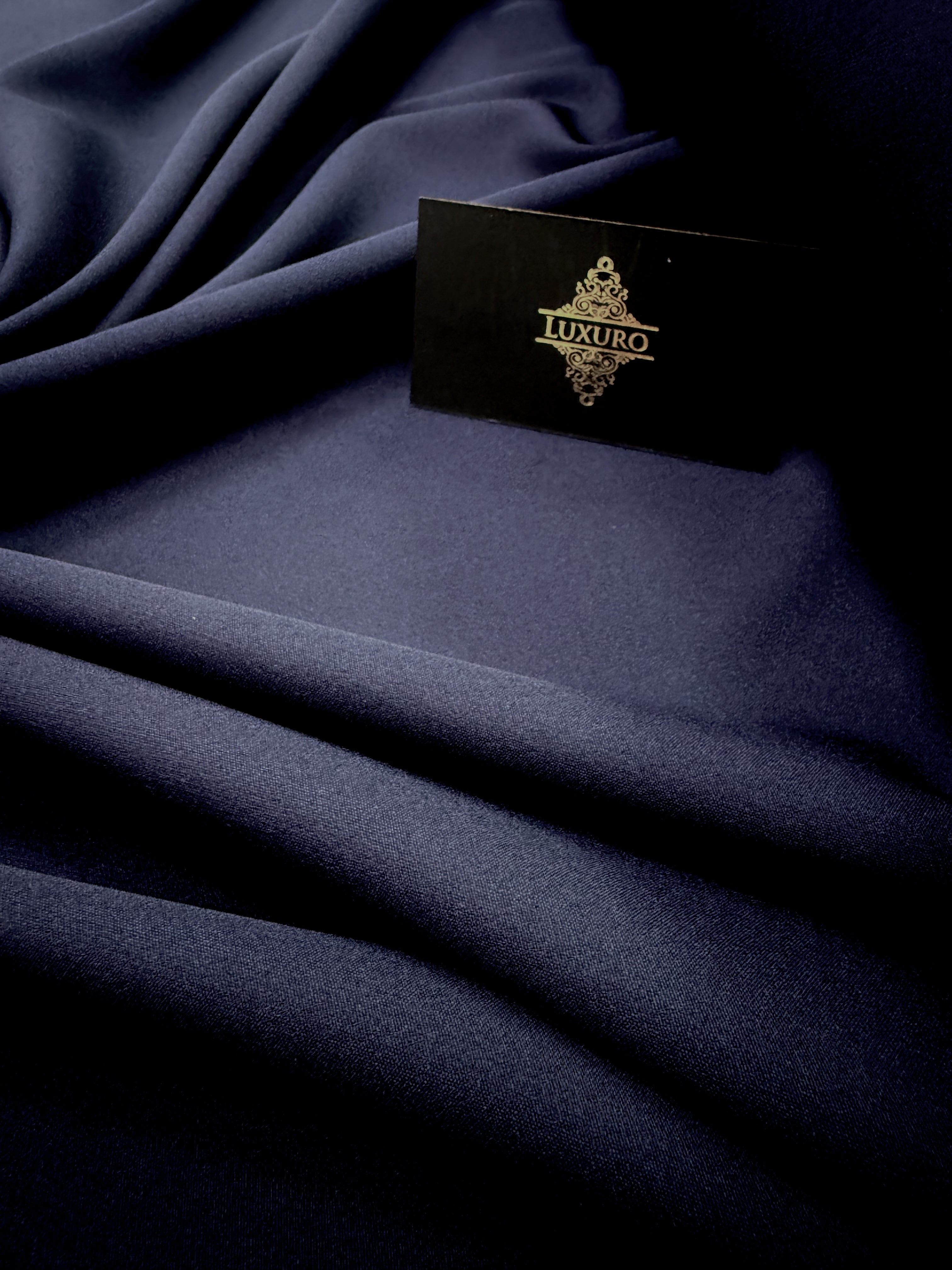 Barbie Premium Stretch Crepe Navy Blue