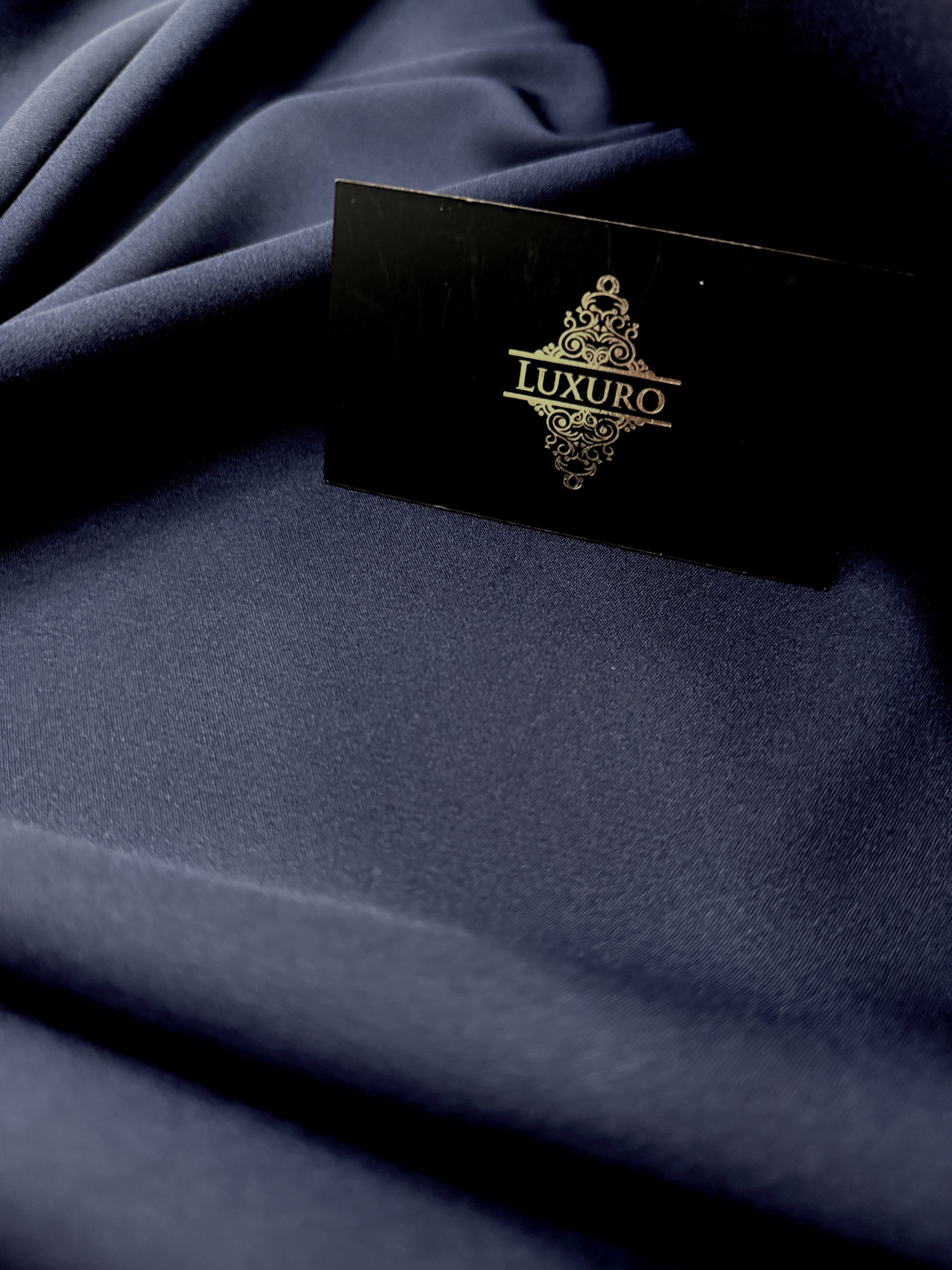 Barbie Premium Stretch Crepe Navy Blue