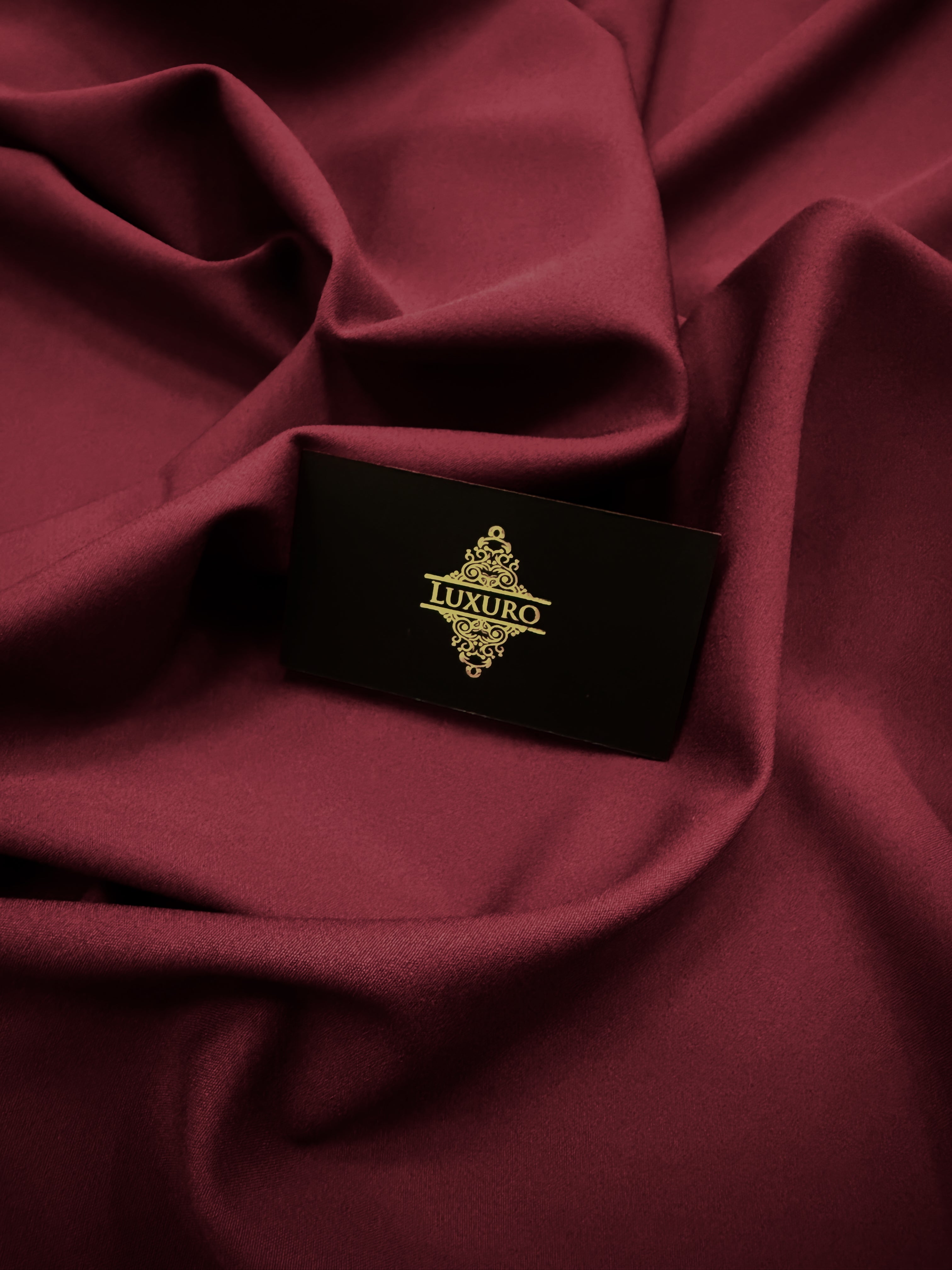 Elastic Barbie Premium Bordeaux Crepe