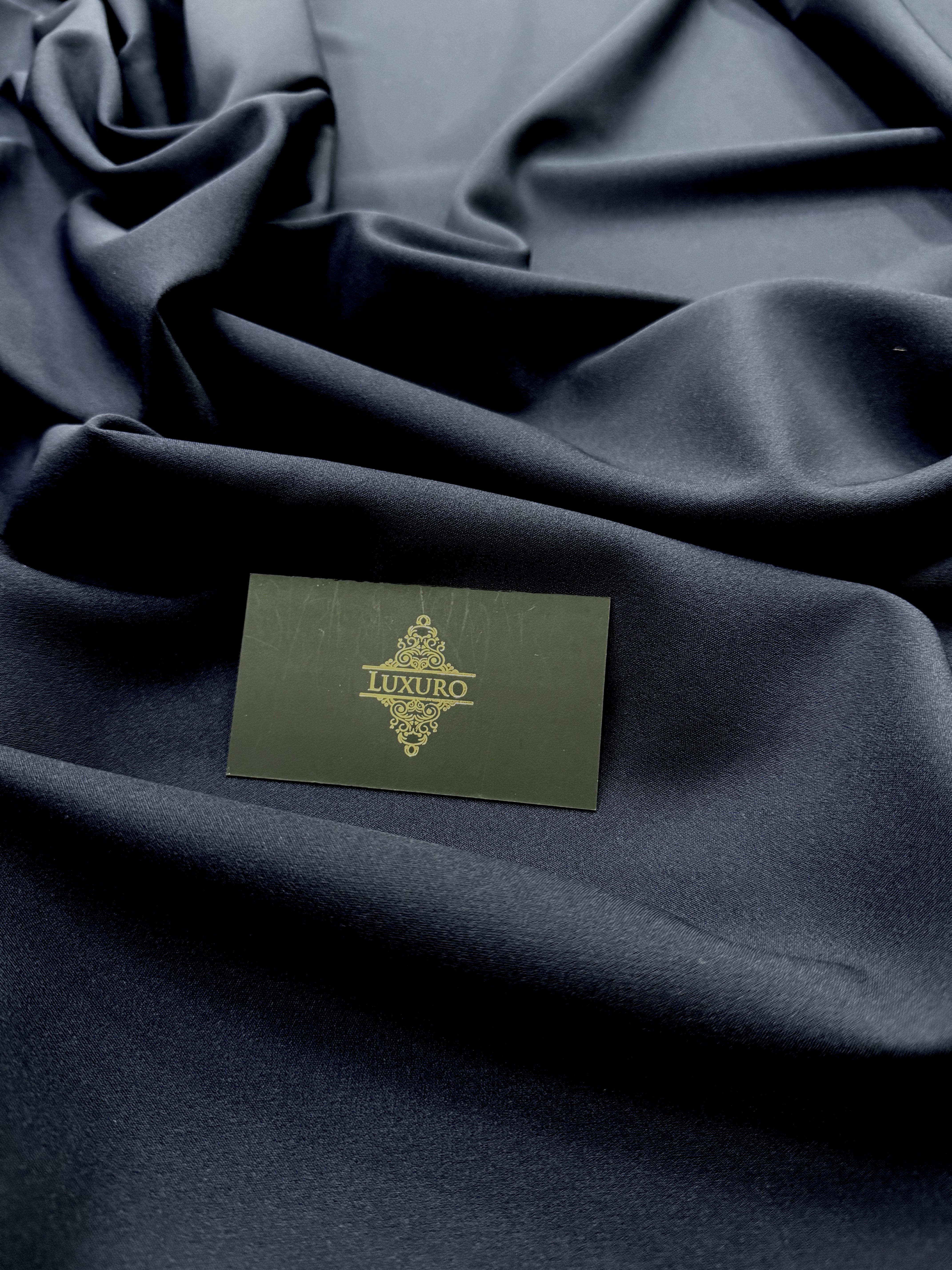 Barbie Premium Stretch Crepe Navy Blue