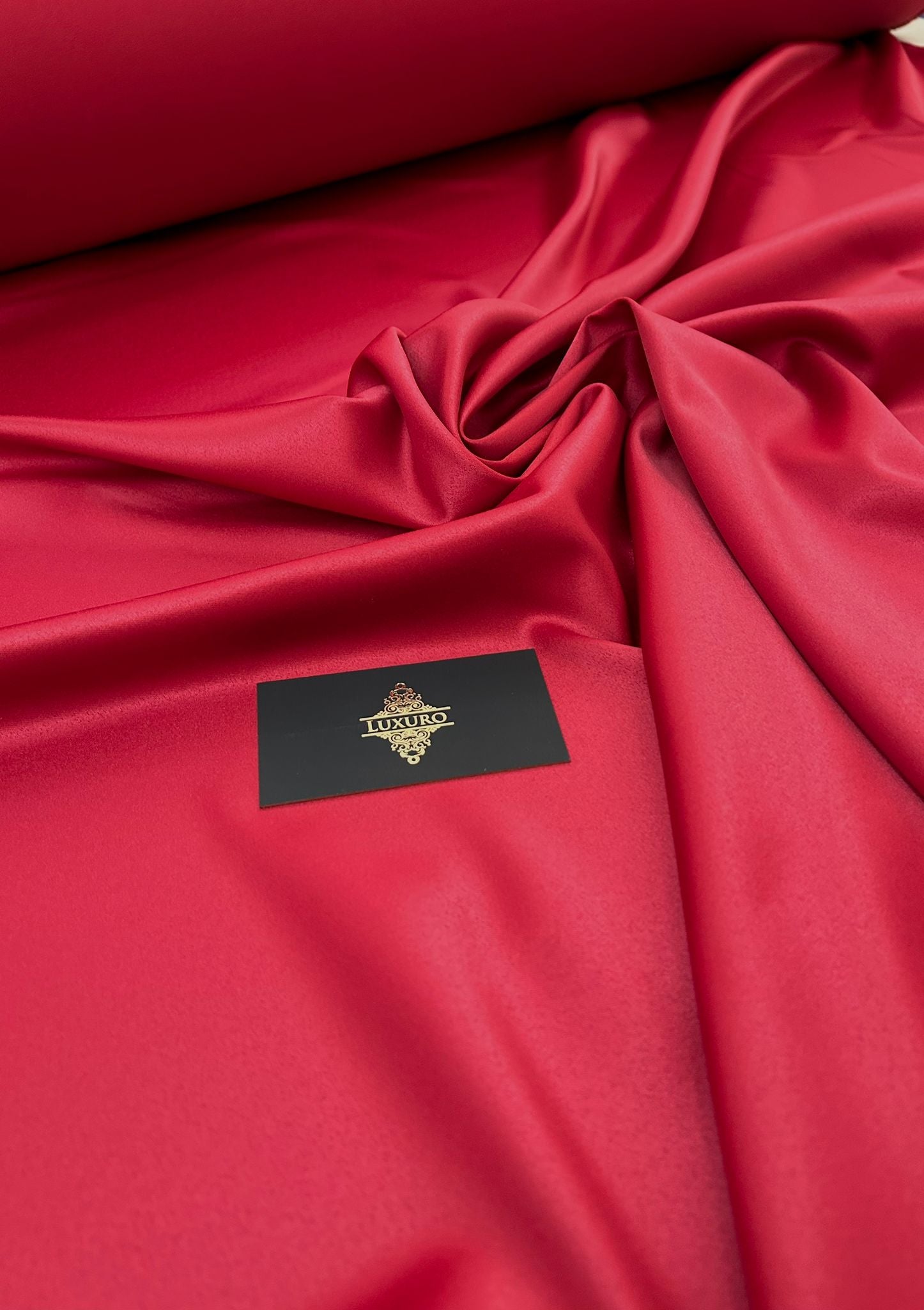 Premium Elastic Taffeta Red Pearl
