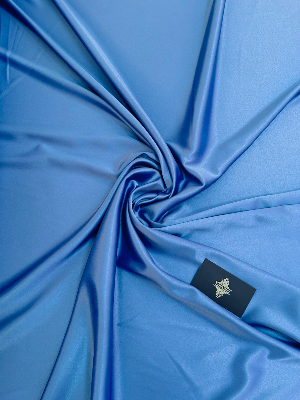 Premium Elastic Taffeta Pearl Navy Blue