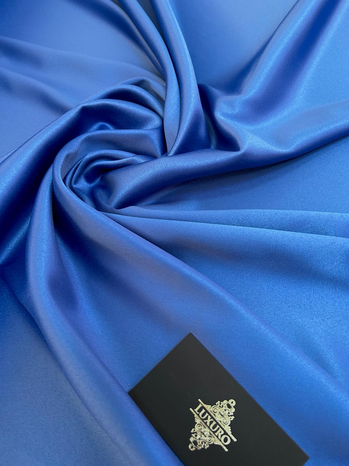 Premium Elastic Taffeta Pearl Navy Blue