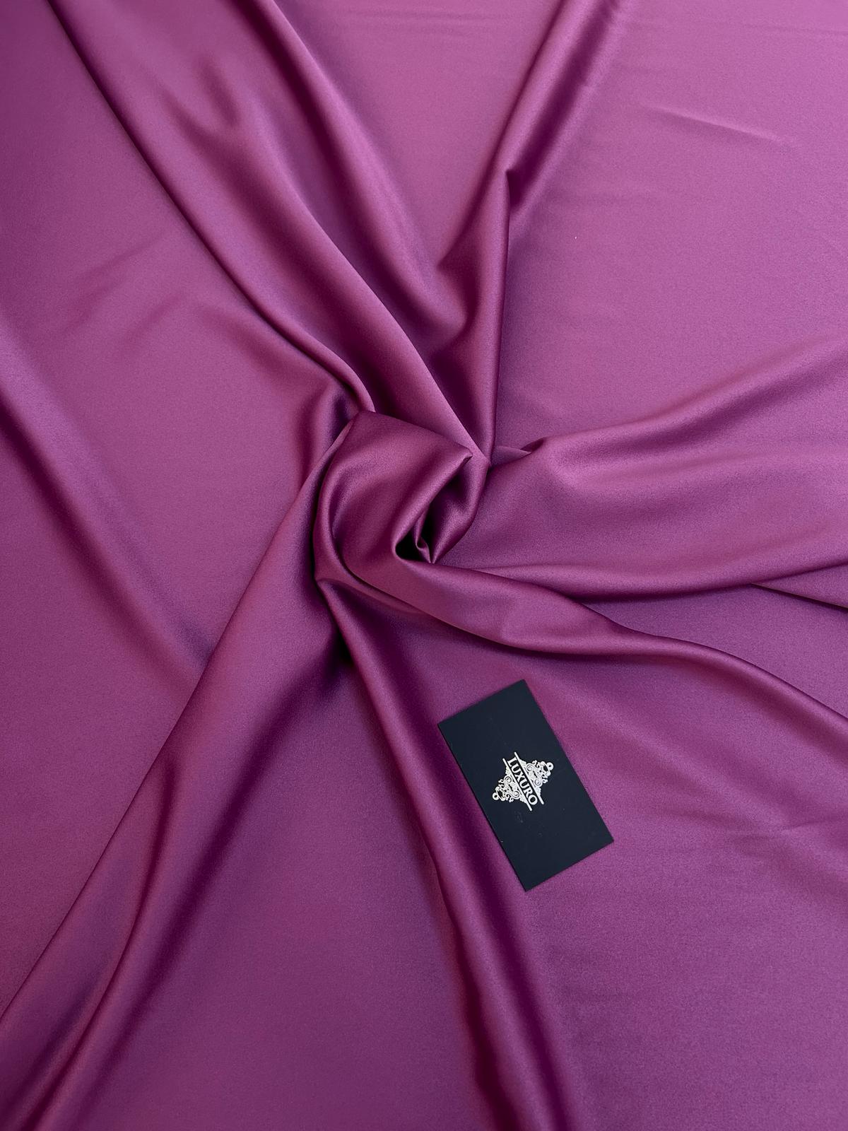 Premium Elastic Taffeta Pearl Dark Magenta