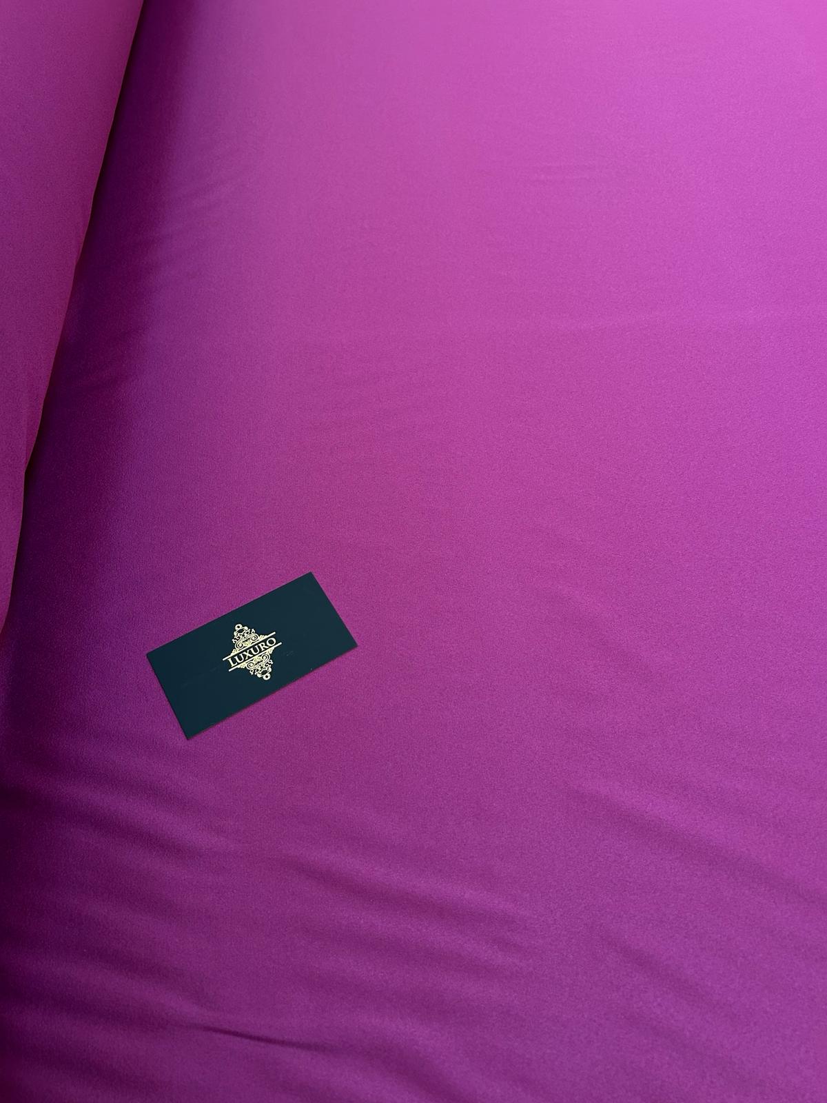 Premium Elastic Taffeta Pearl Dark Magenta