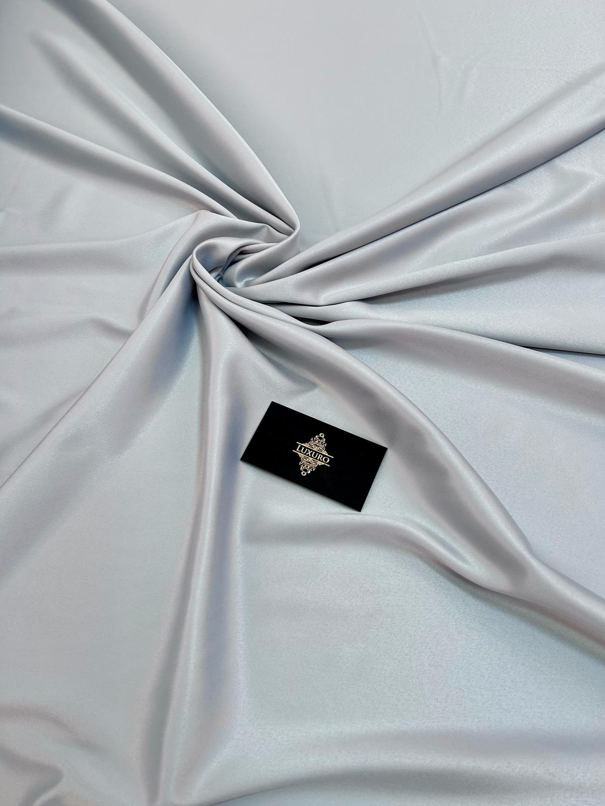 Premium Elastic Taffeta Silver Pearl