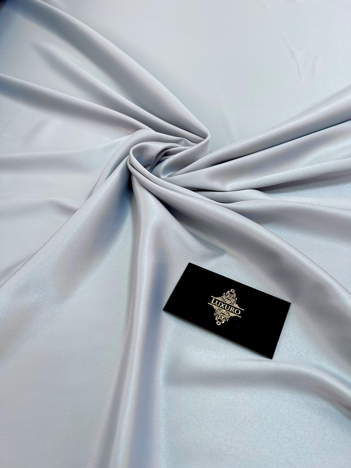 Premium Elastic Taffeta Silver Pearl