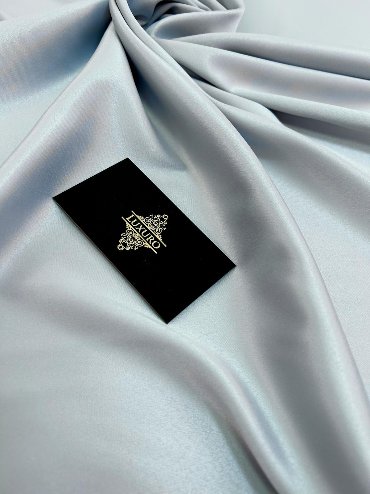 Premium Elastic Taffeta Silver Pearl