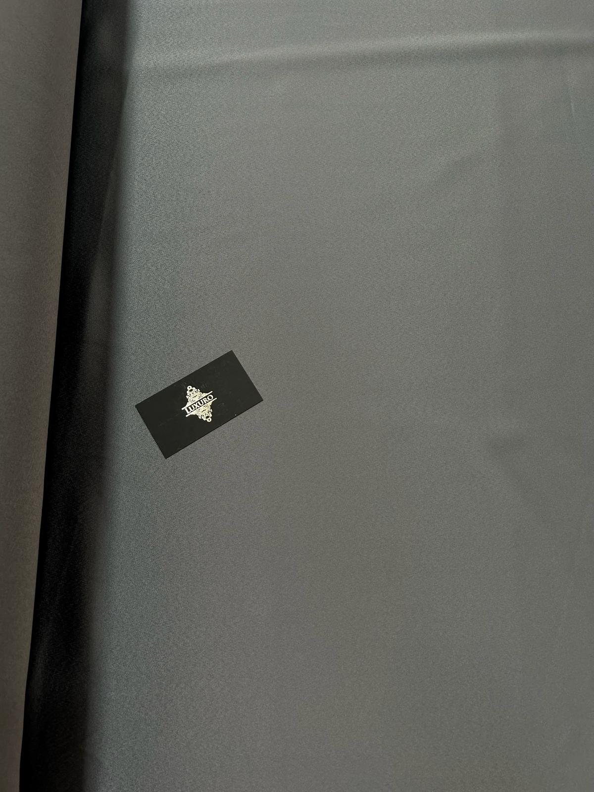 Premium Elastic Taffeta Pearl Anthracite Grey