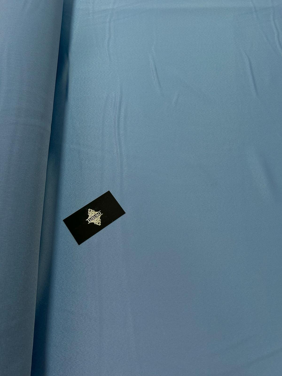 Premium Elastic Taffeta Pearl Dusty Blue