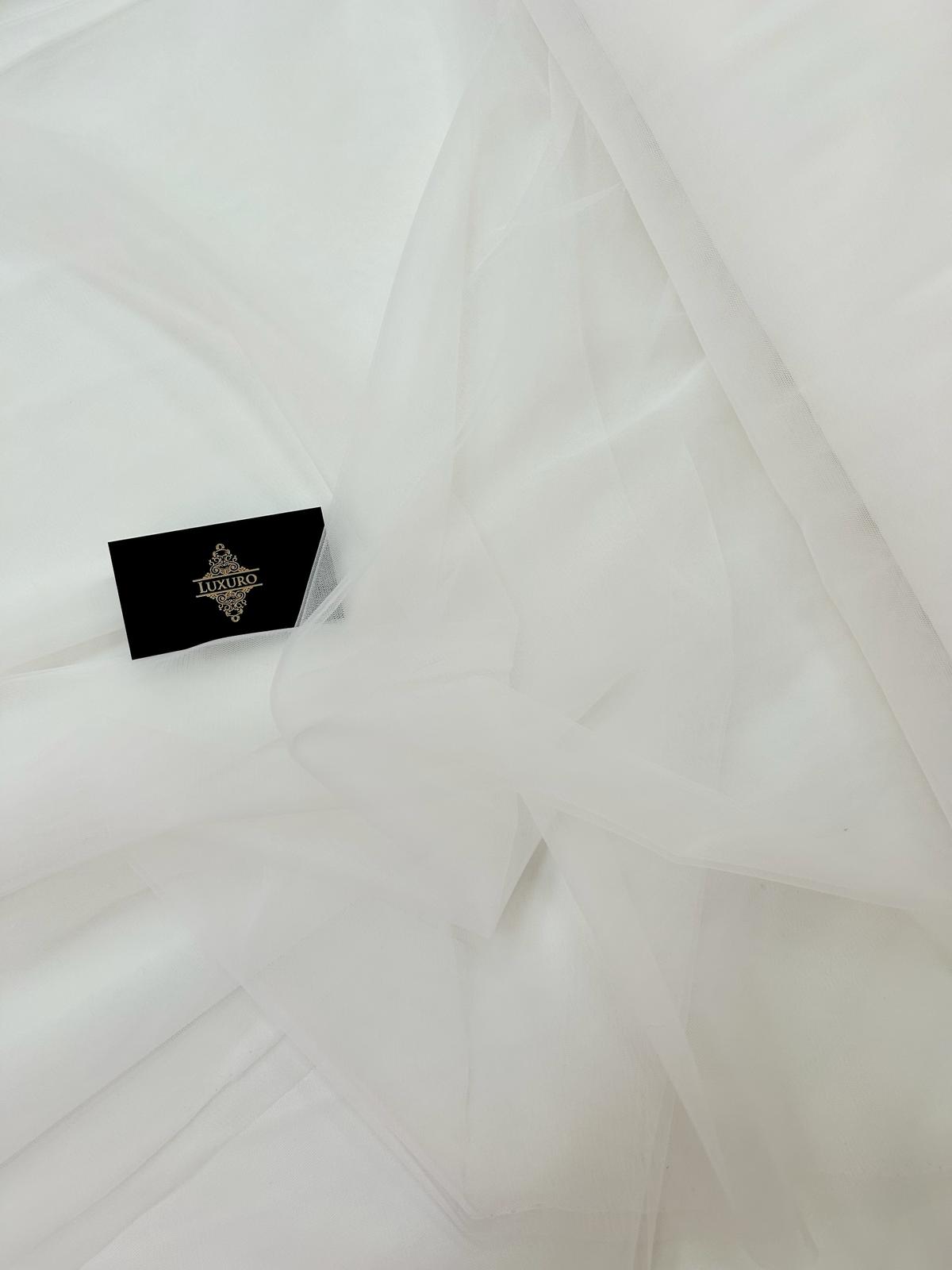 Tüll Premium Essenza Ivory - 3 m Szélesség
