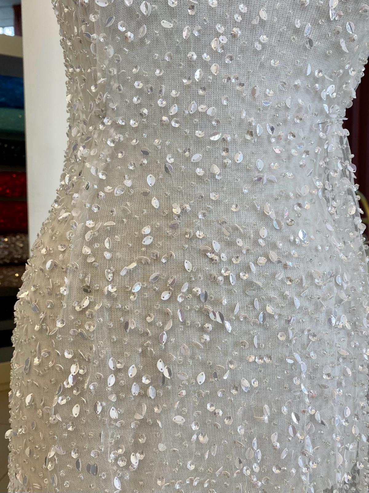 Ivory Haute Couture Lace, with Beads and Sequins