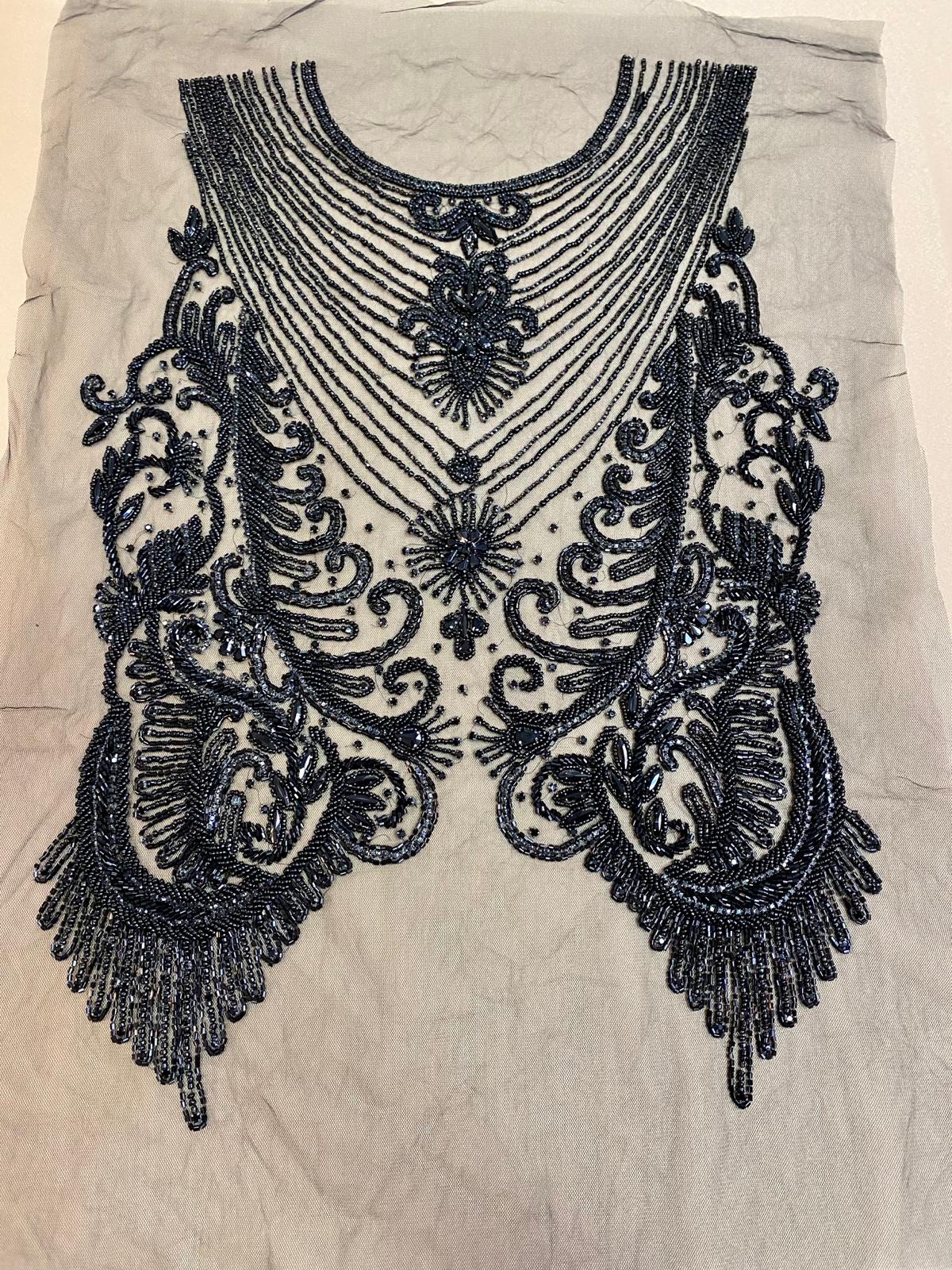 Black Panel Haute Couture