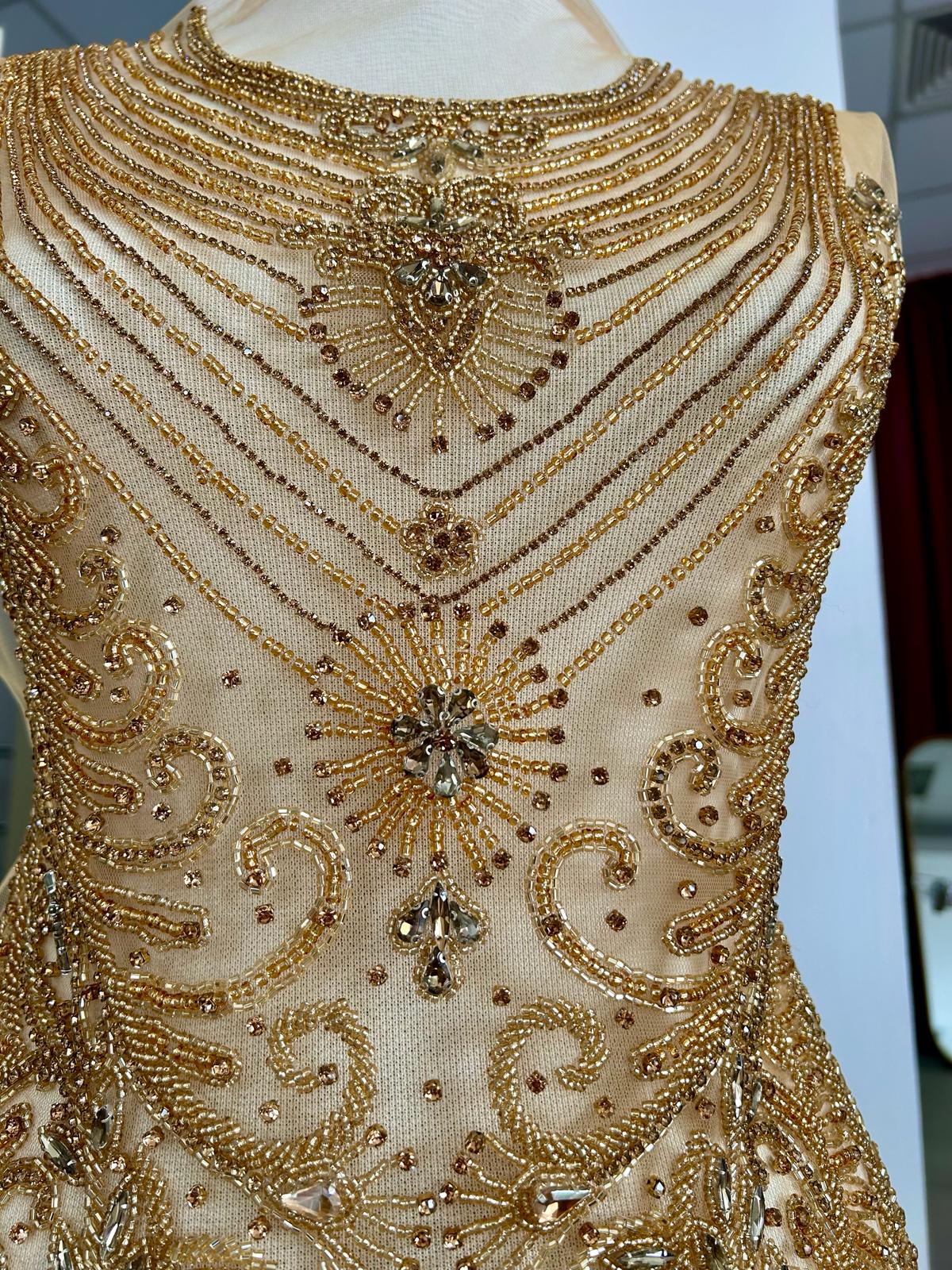Antique Golden Haute Couture Panel