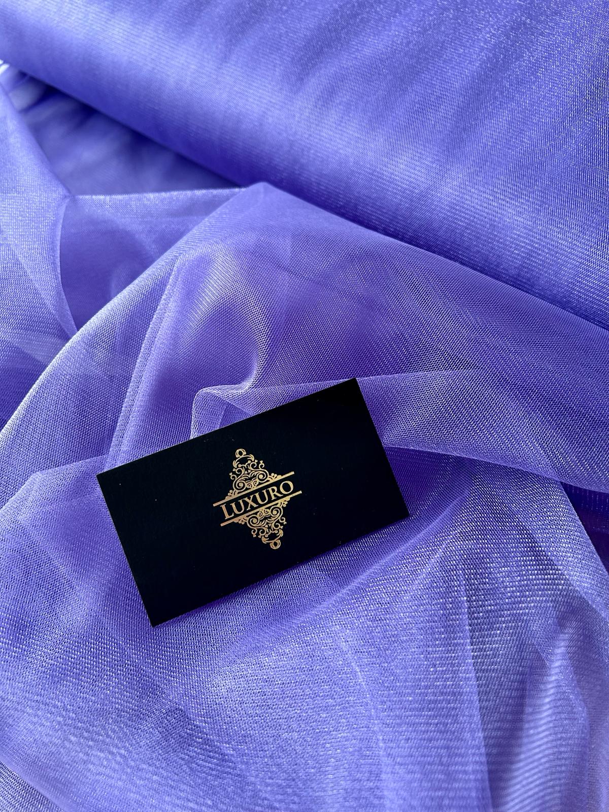 Intense Purple Pearl Tulle - 3 m Wide
