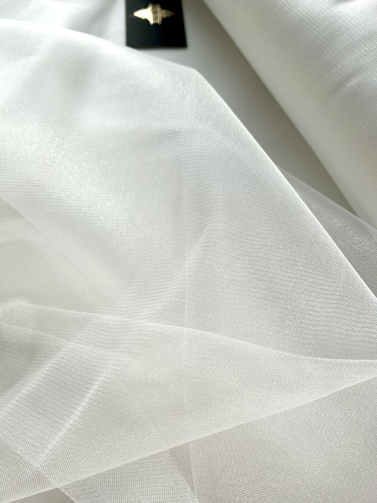 Tulle Perlat Ivory- 3 m Wide