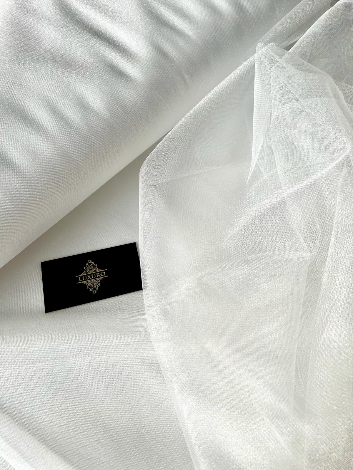Tulle Perlat Ivory- 3 m Wide