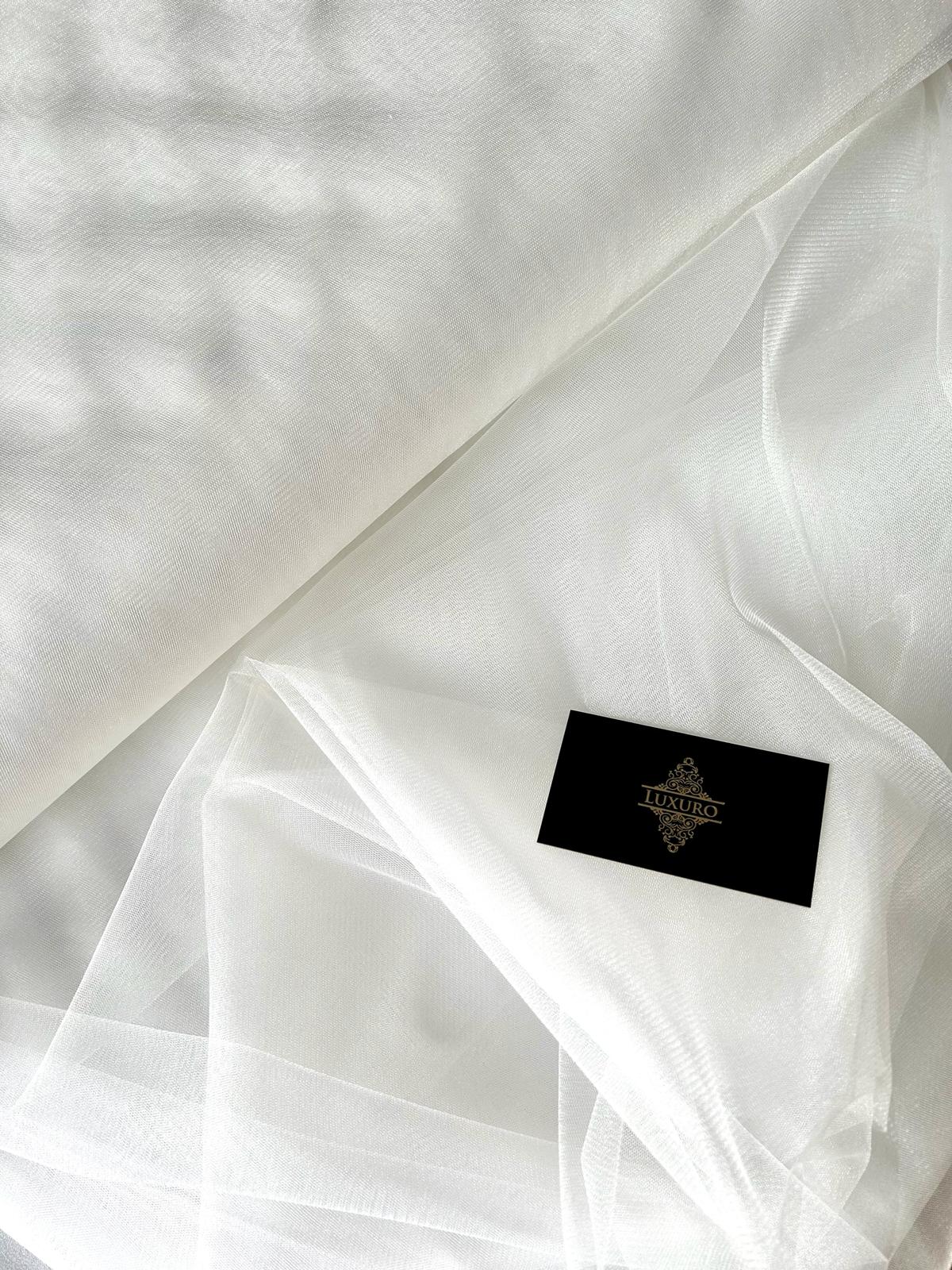 Tulle Perlat Cream Light- 3 m Wide