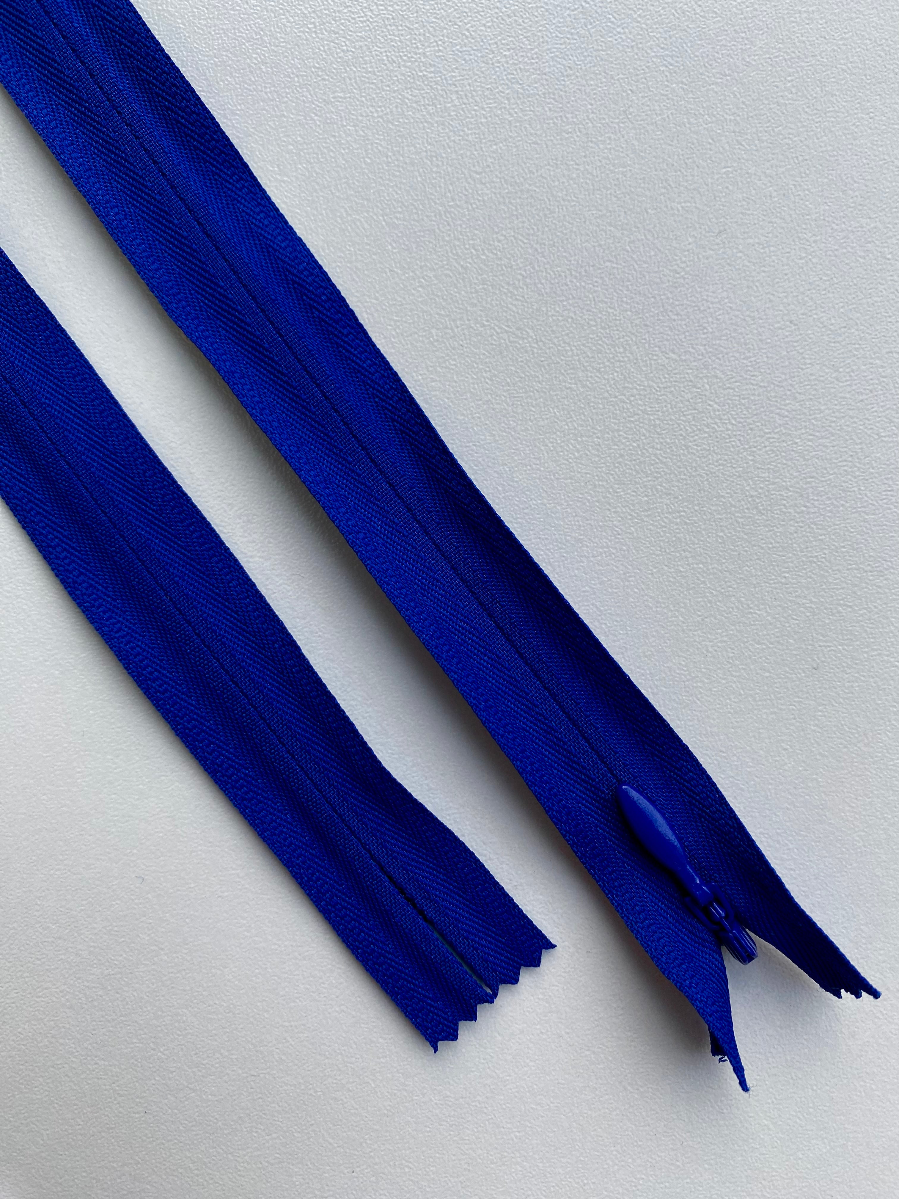 Premium Royal Blue Hidden Zipper - 70 cm Length